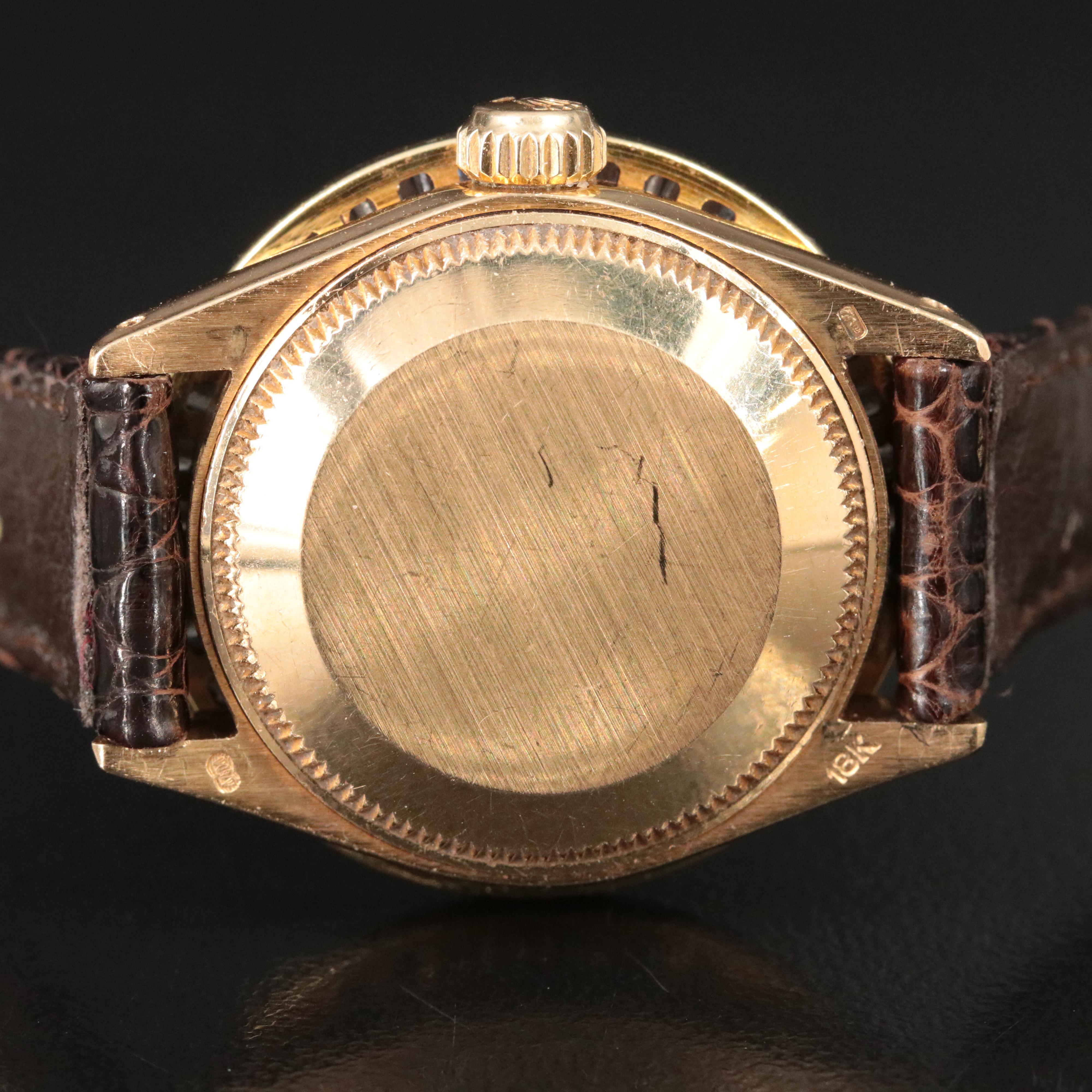 1974 Rolex Custom Diamond Dial and Bezel Datejust Watch