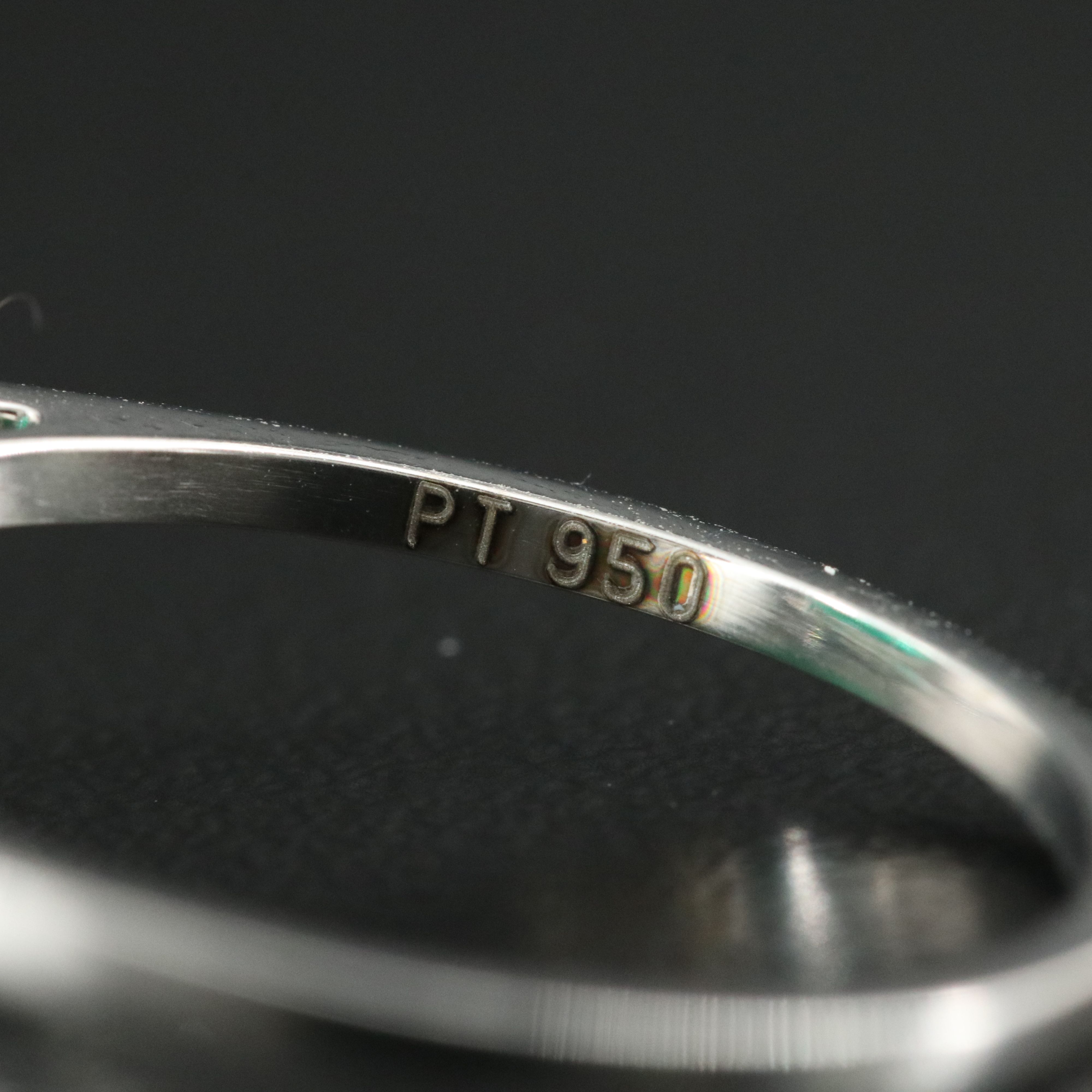 Platinum 5.98 CT Emerald and 0.22 CTW Diamond Ring