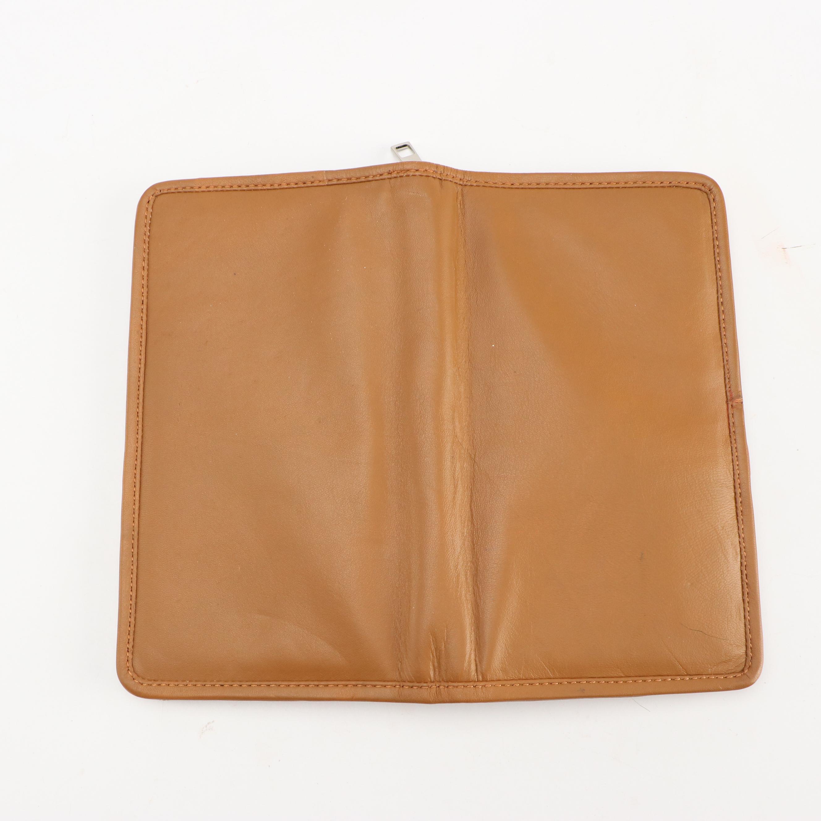 Bacci Zip-Around Wallet with Other Leather Jewelry Displays and Travel Cases