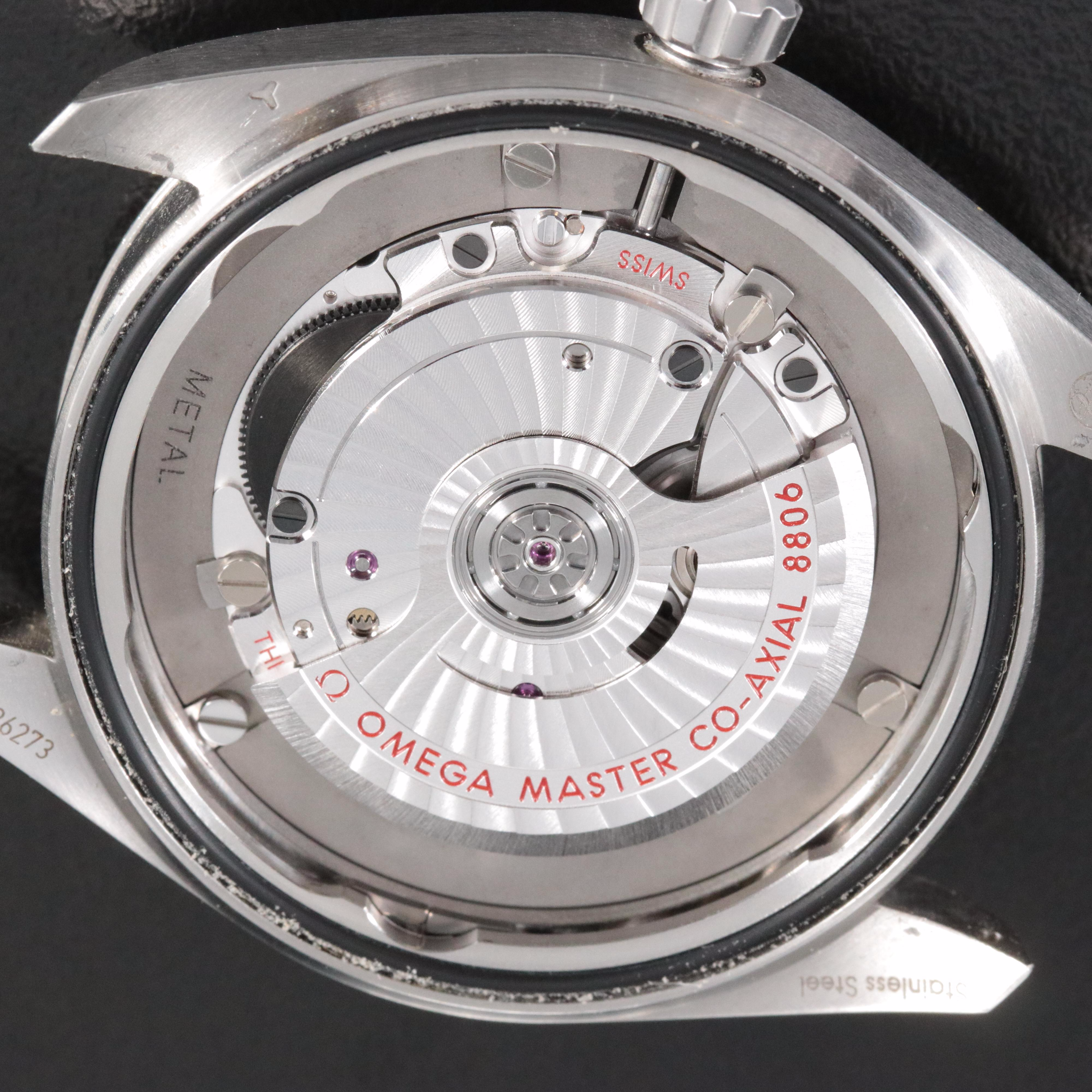 Omega Seamaster Railmaster Blue 40mm Steel Automatic Watch 220.10.40.20.03.001