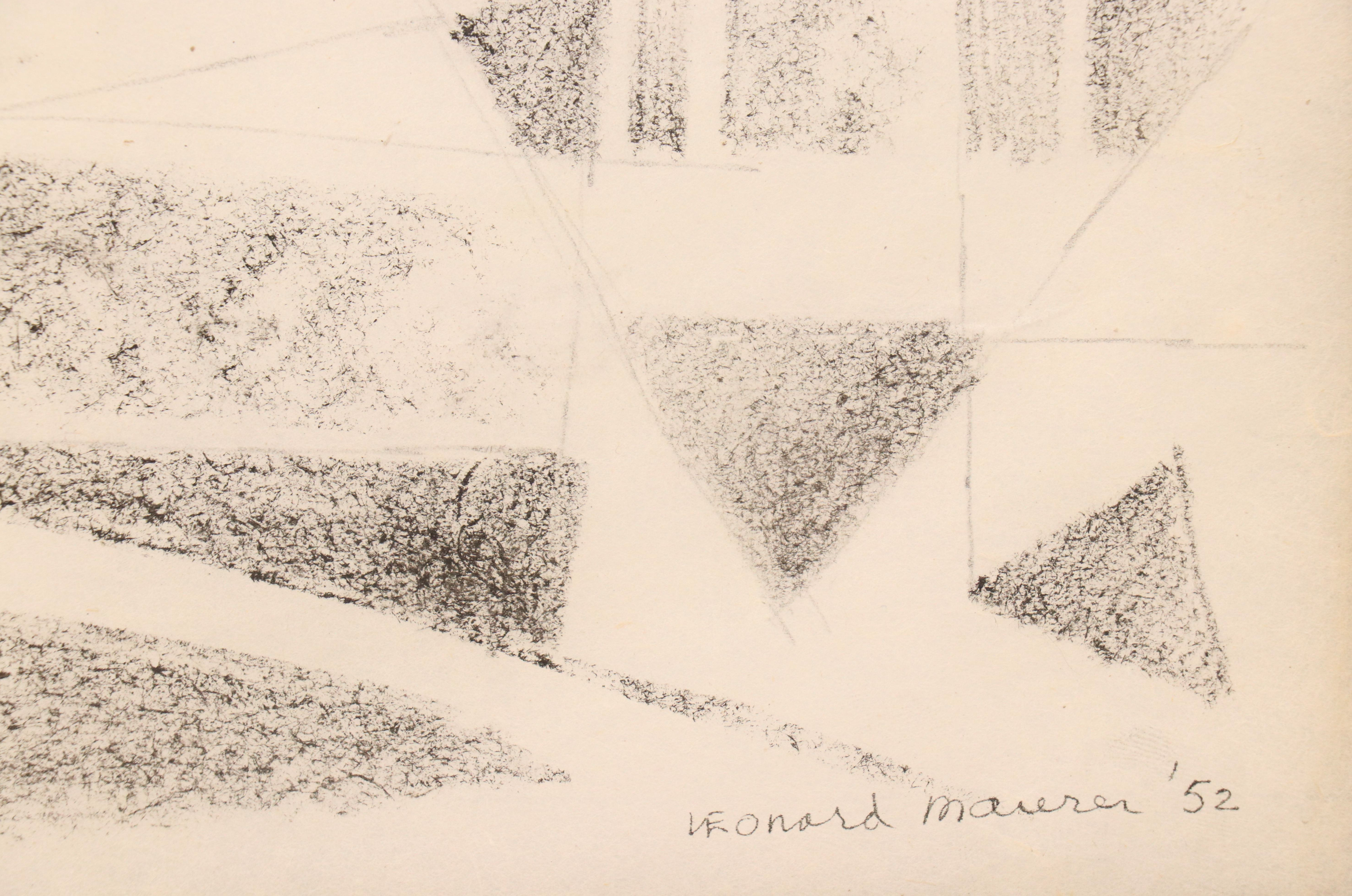 Leonard Maurer Architectural Drawings, Mid-20th Century