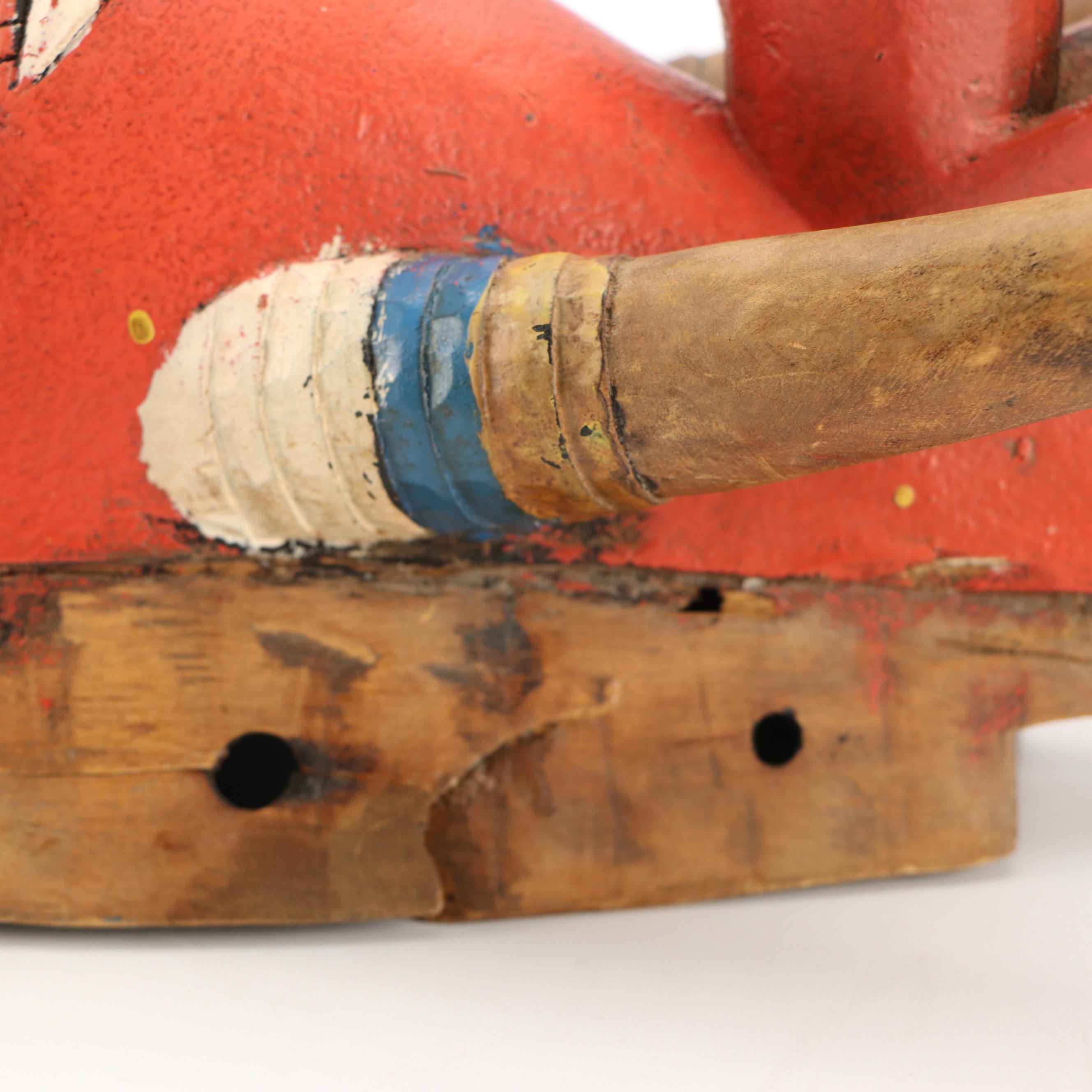 Ivory Coast Guro Peoples Passport Polychrome Wood Helmet Mask