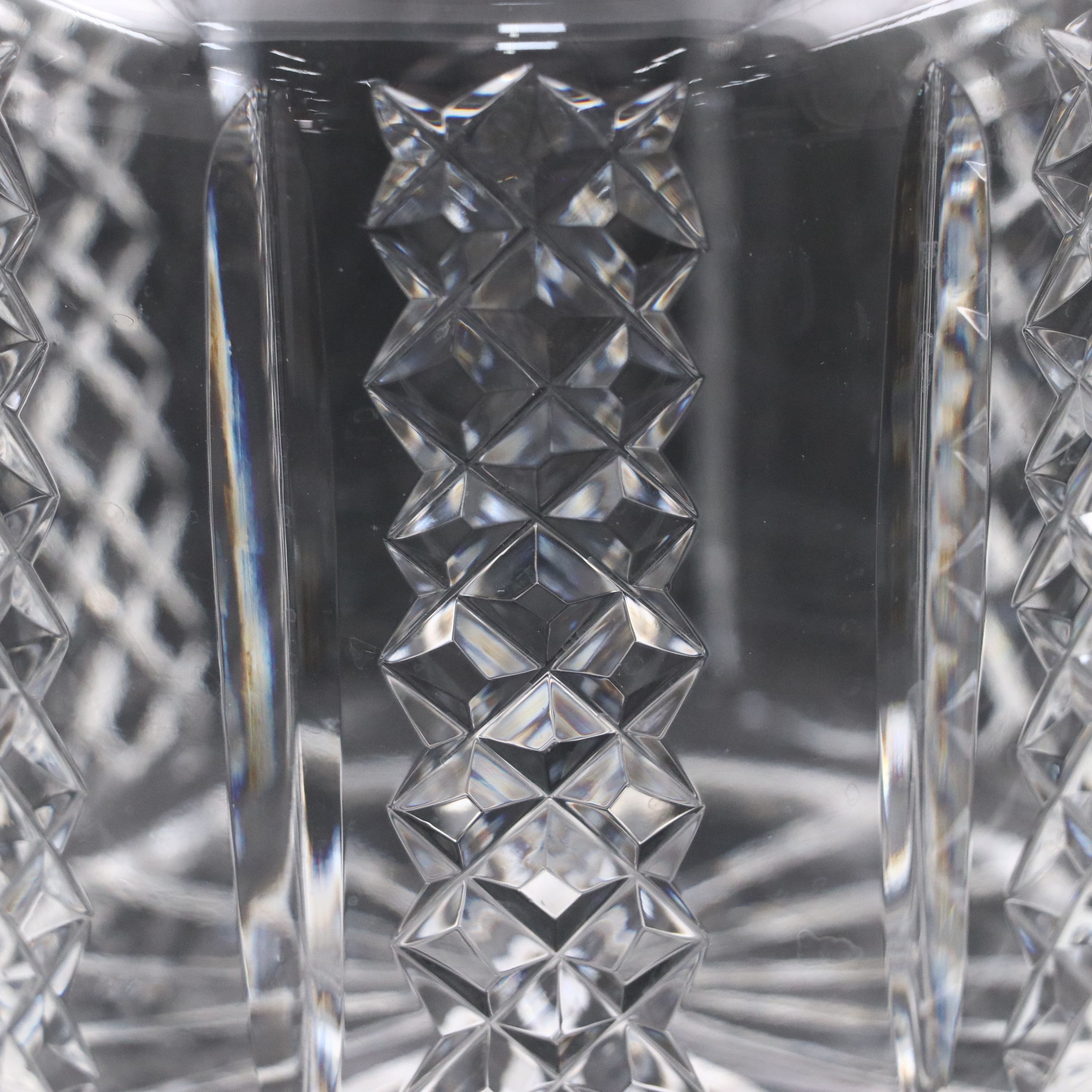 Waterford Crystal Mustard Jar with Crystal Biscuit Barrel