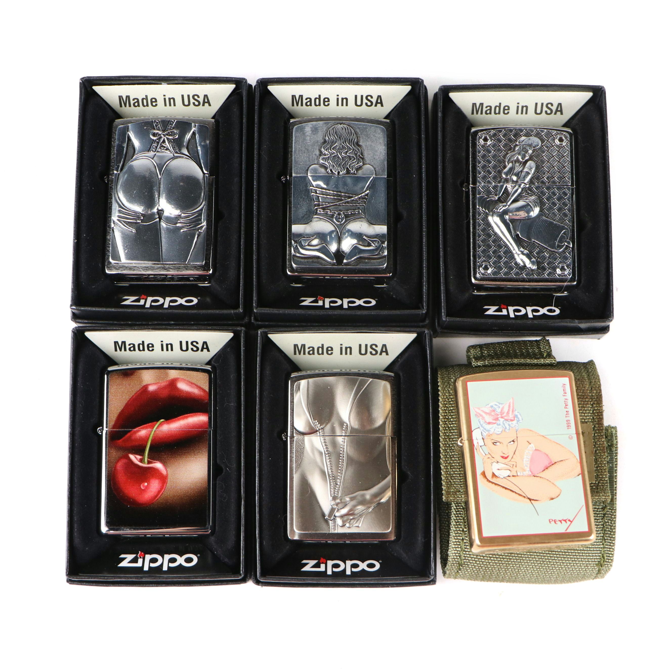 Zippo Stocking Girl, Cherry, Spark Girl and More Windproof Lighters