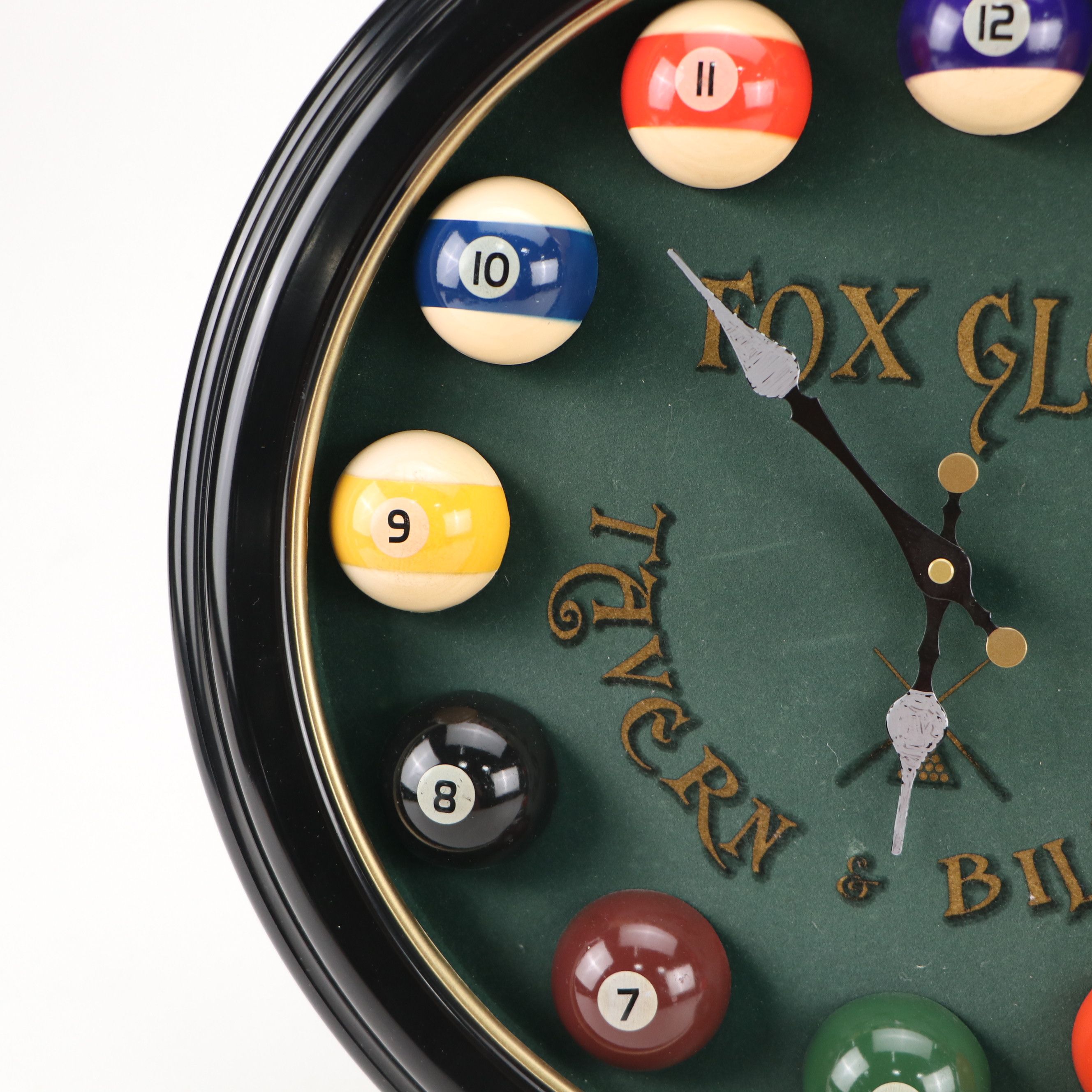 Fox Glen Tavern and Billiards Wall Clock