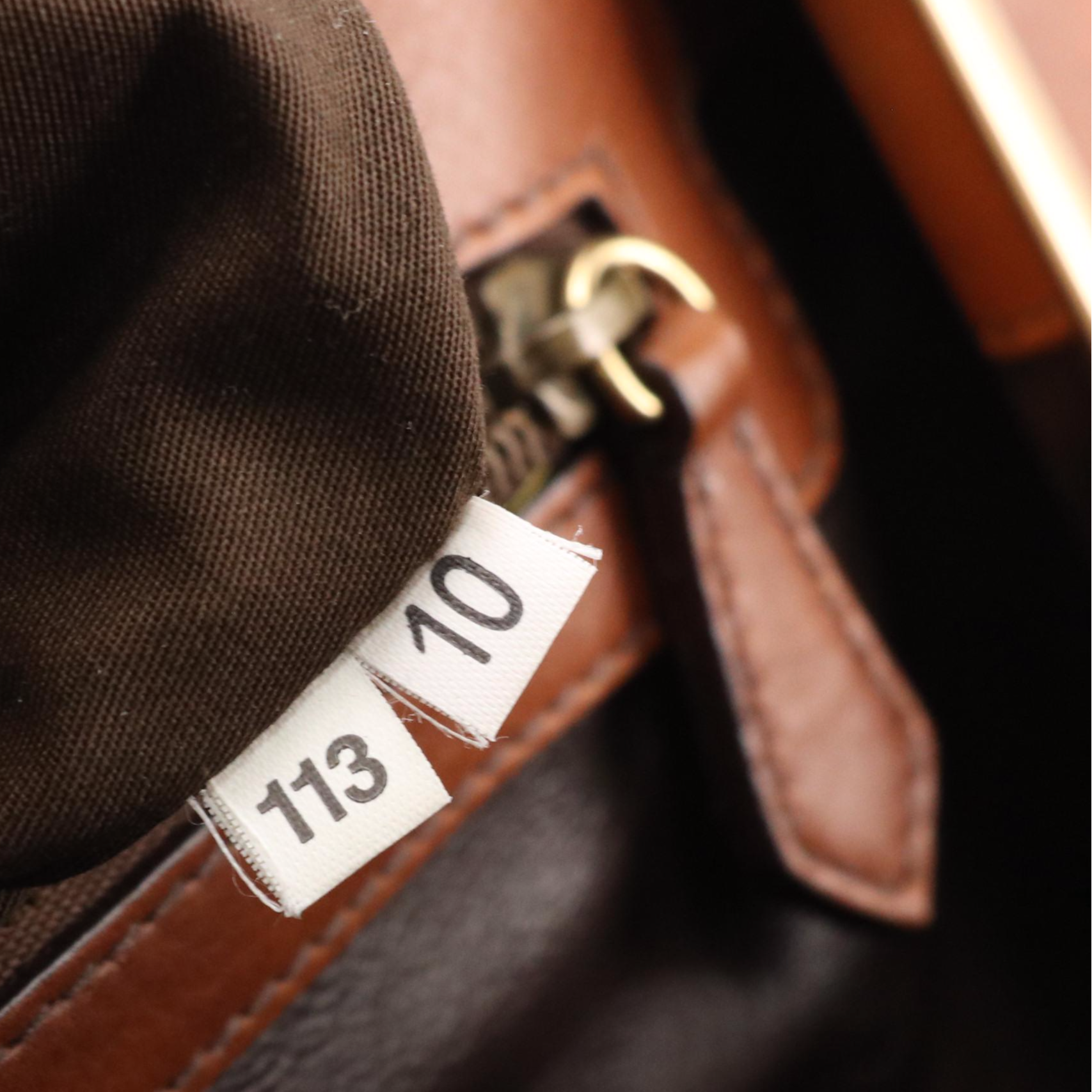 Prada Front Pocket Framed Shoulder Bag in Dark Brown Antik Calfskin Leather