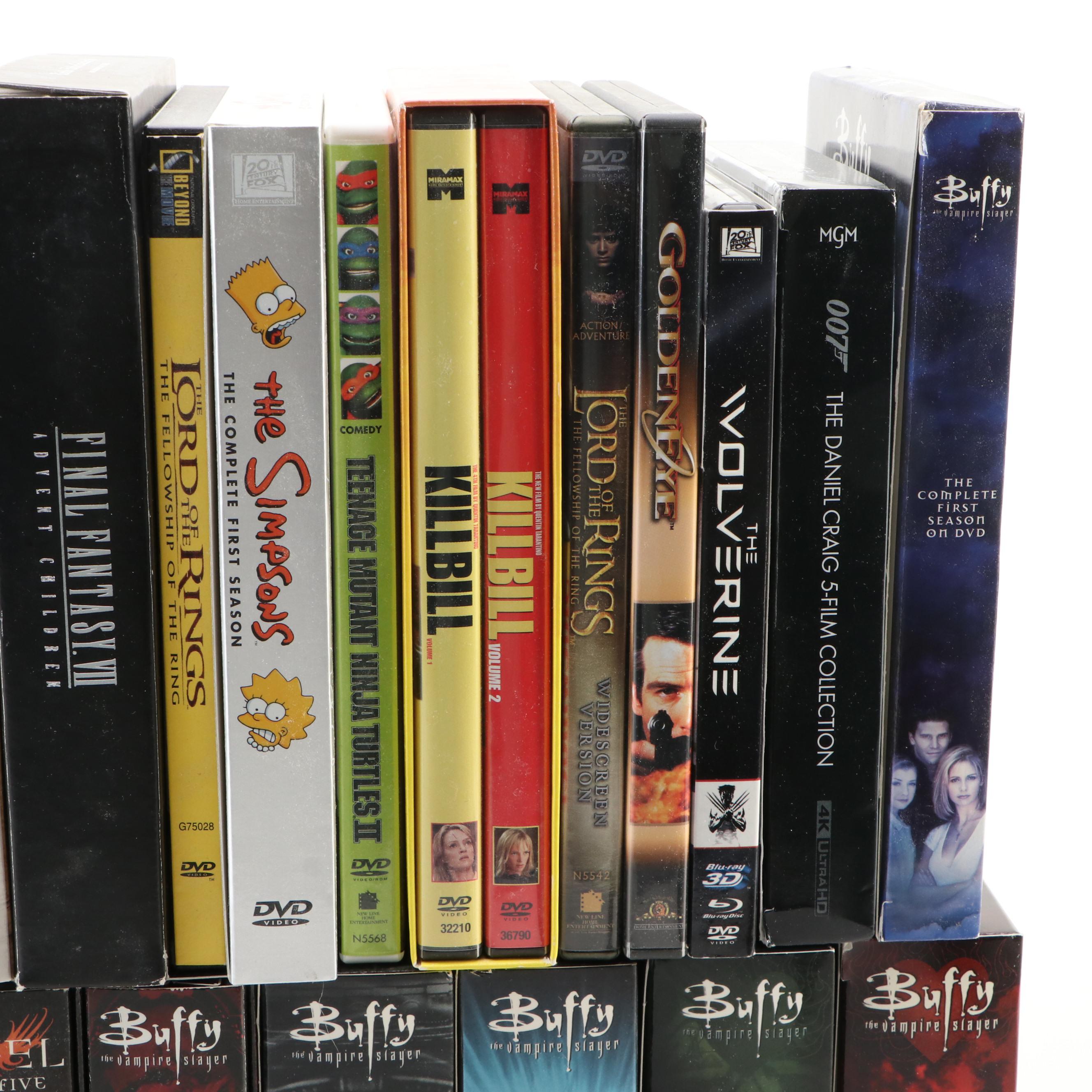 "Buffy the Vampire Slayer," "Spartacus," and More Blu-ray, DVD, and VHS Tapes