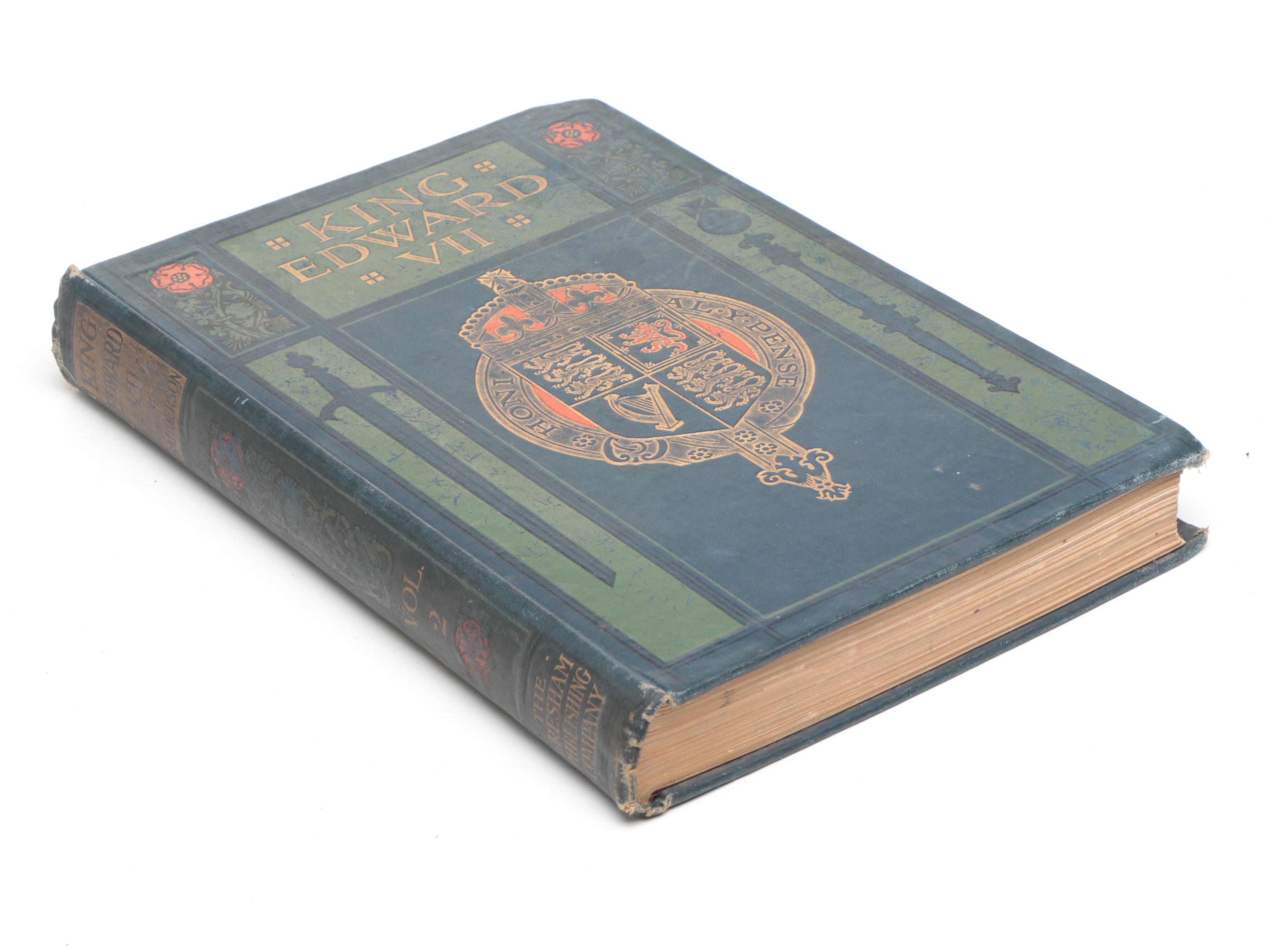 "King Edward VII: His Life and Reign" Near Complete Set by Edgar Sanderson, 1910