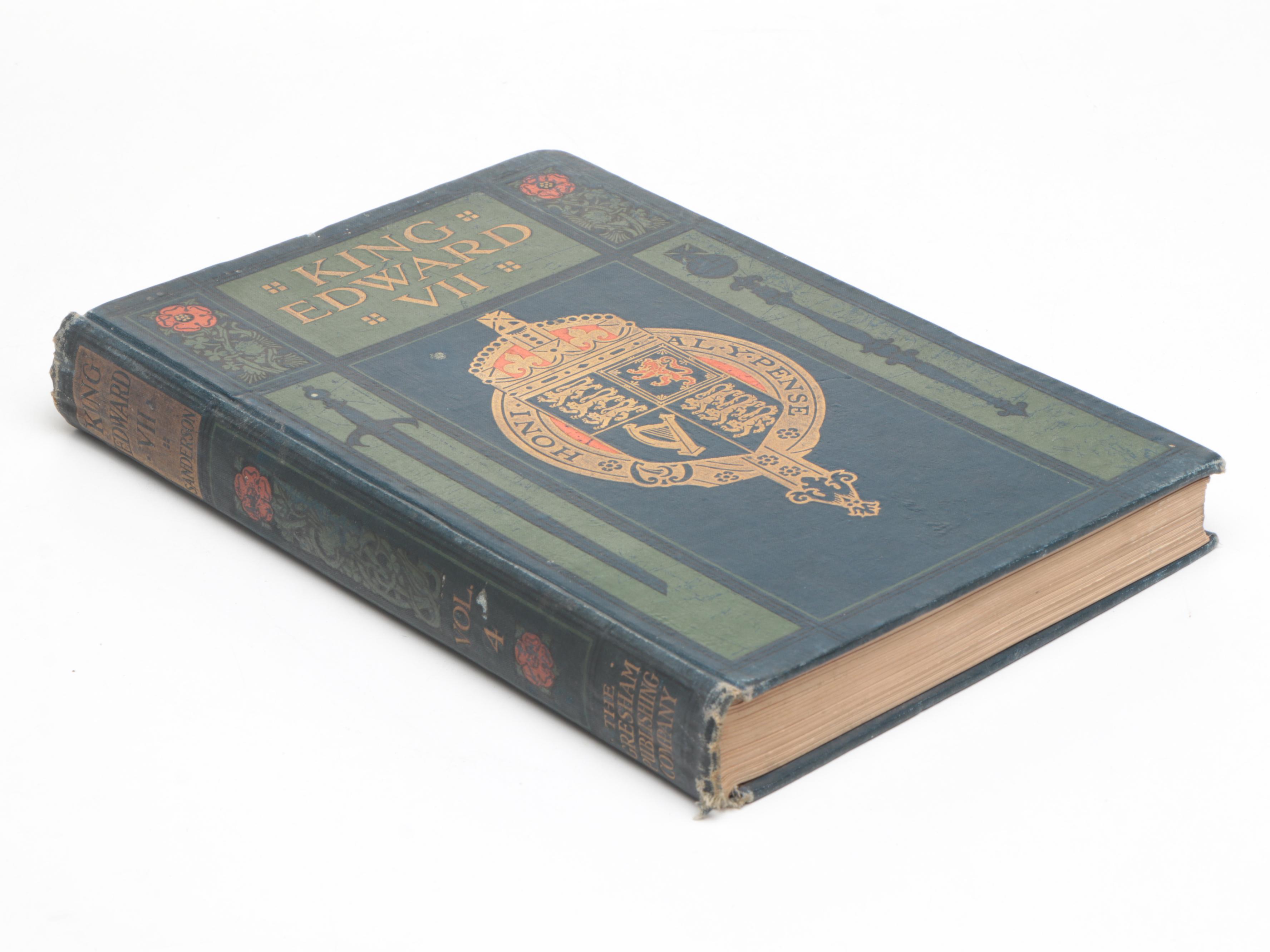 "King Edward VII: His Life and Reign" Near Complete Set by Edgar Sanderson, 1910