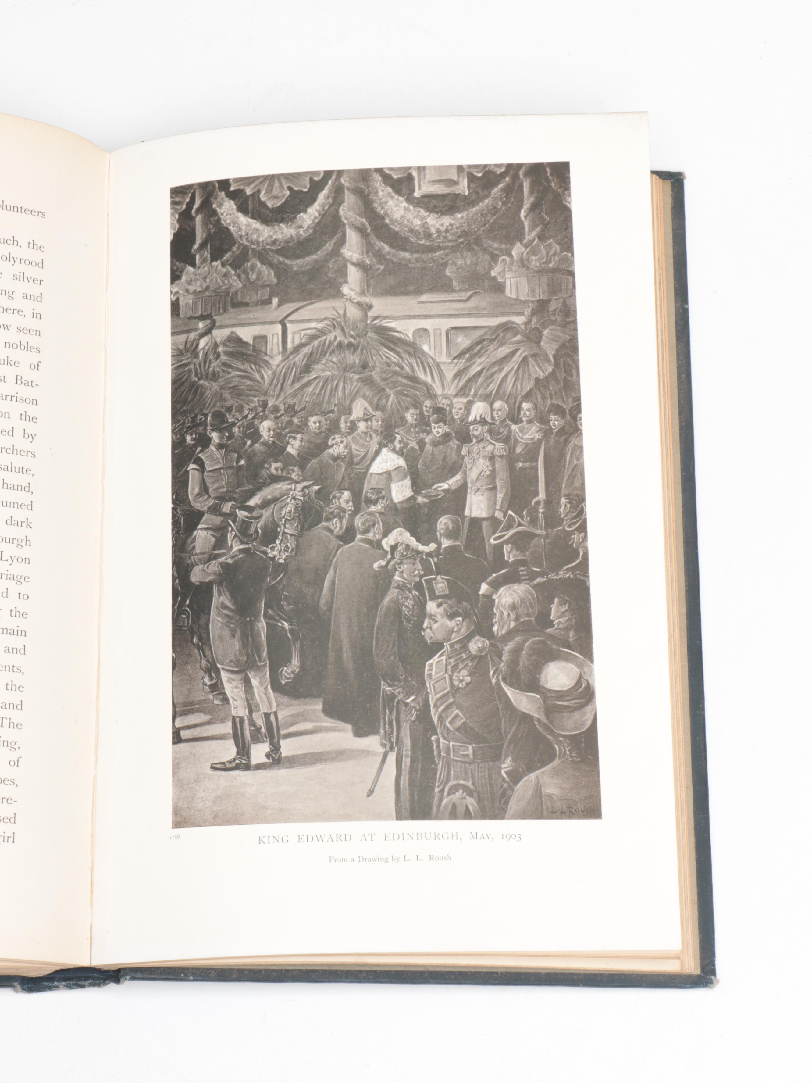 "King Edward VII: His Life and Reign" Near Complete Set by Edgar Sanderson, 1910