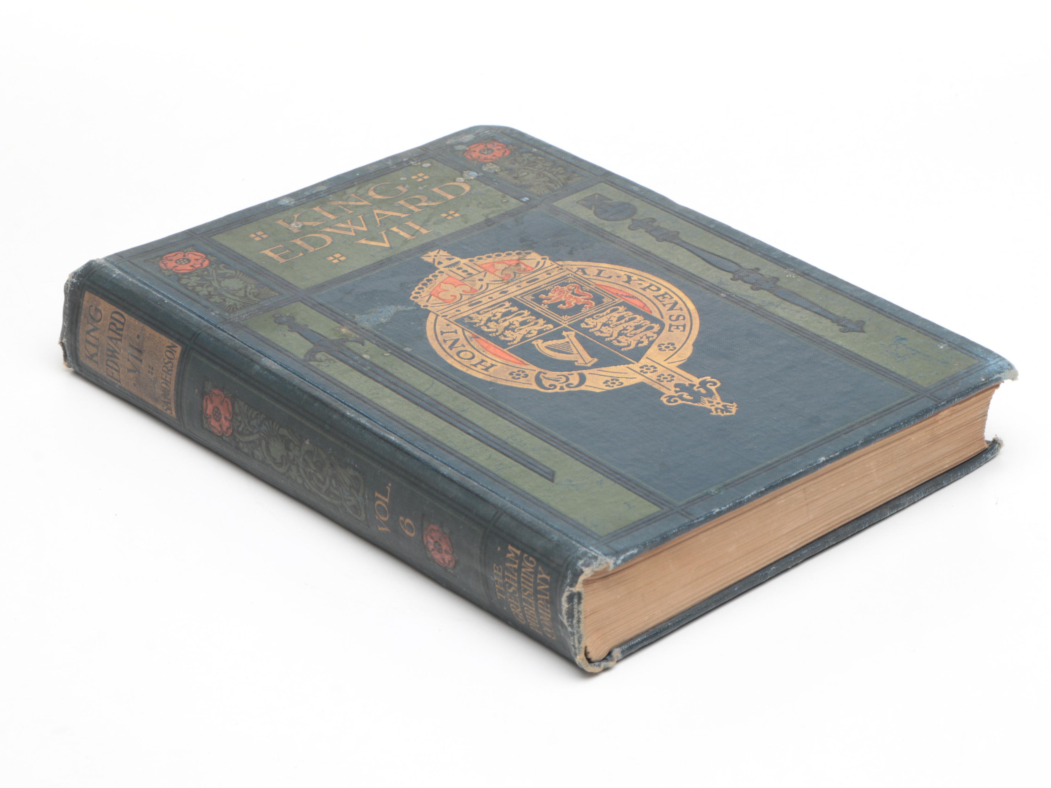 "King Edward VII: His Life and Reign" Near Complete Set by Edgar Sanderson, 1910
