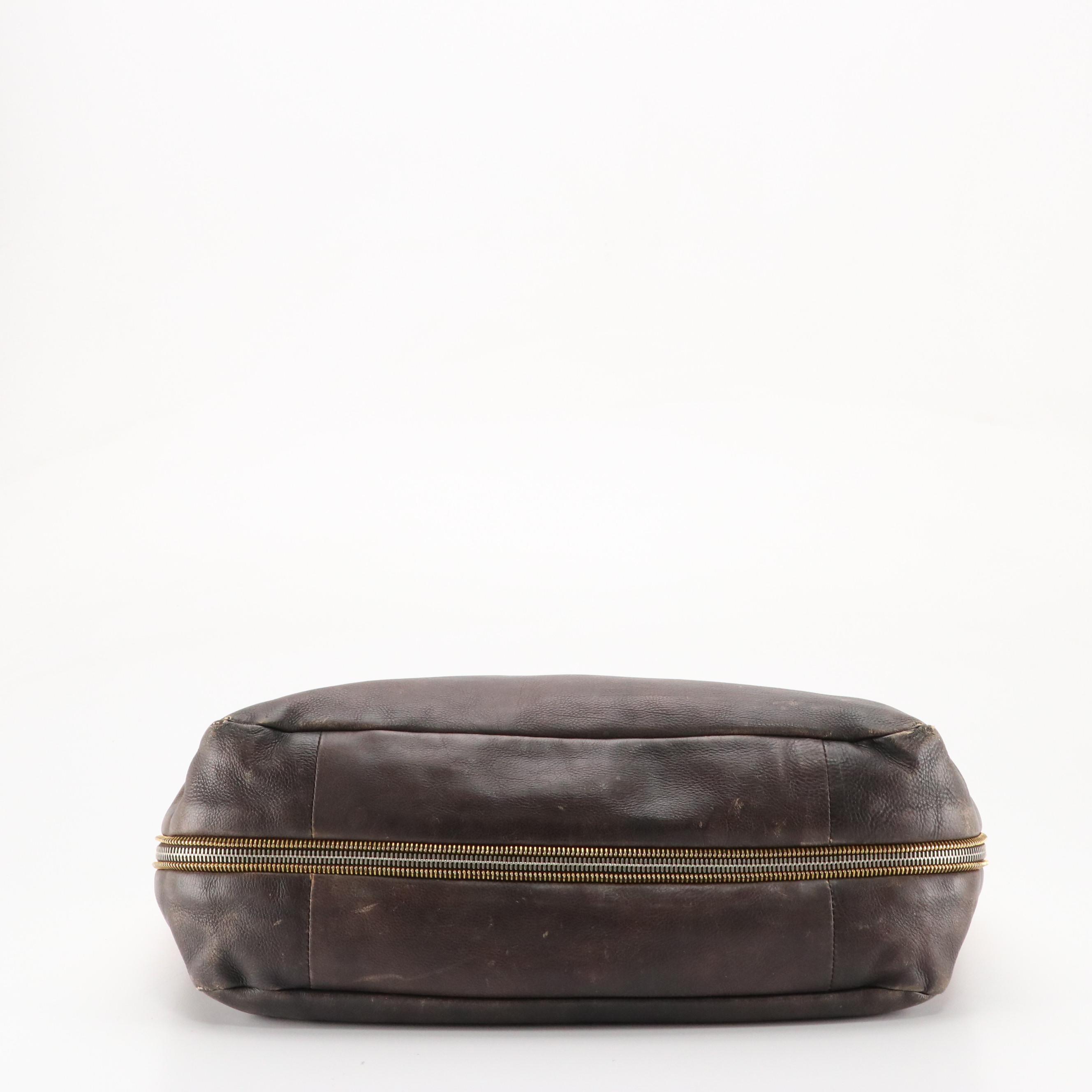 Prada Two-Way Tote Bag in Ombré Calfskin Leather