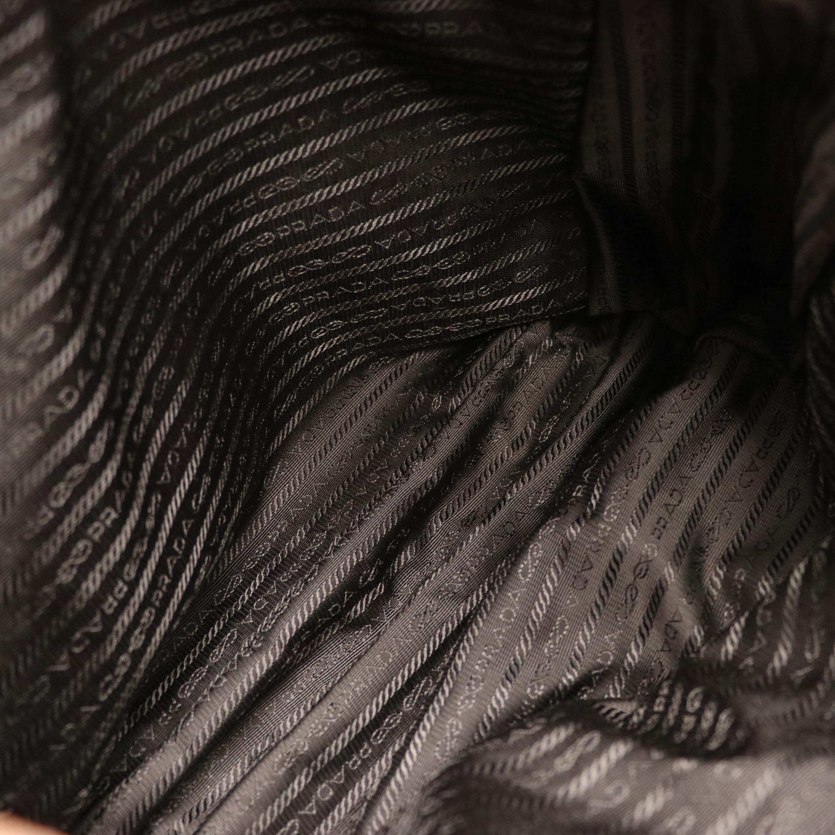 Prada Two-Way Tote Bag in Ombré Calfskin Leather