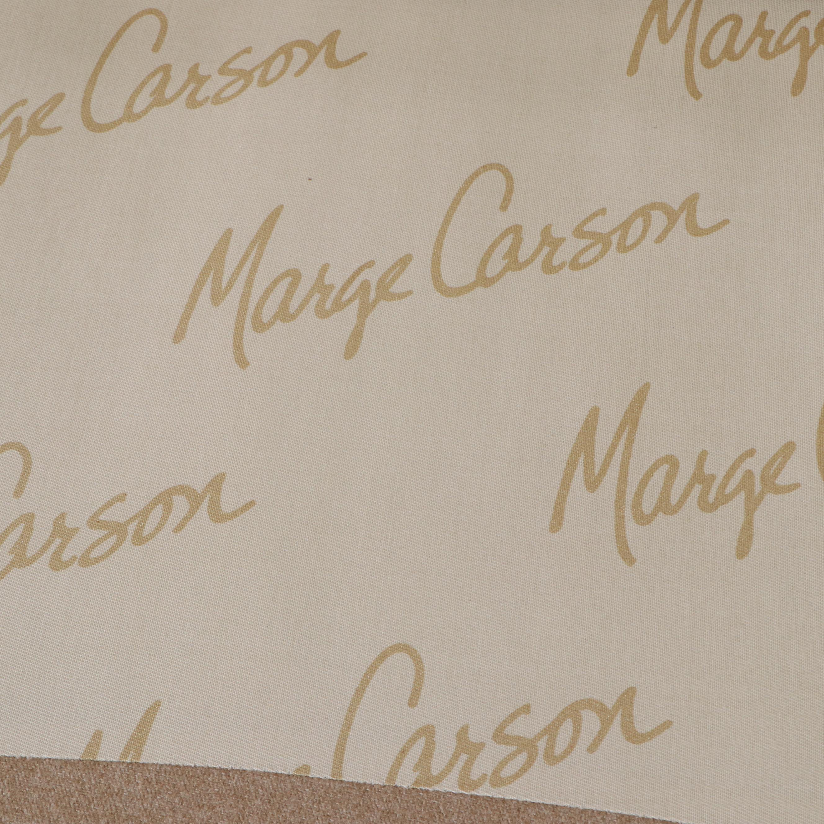 Marge Carson Louis XV Style Carved Silvered Wood Sofa with Accent Pillows