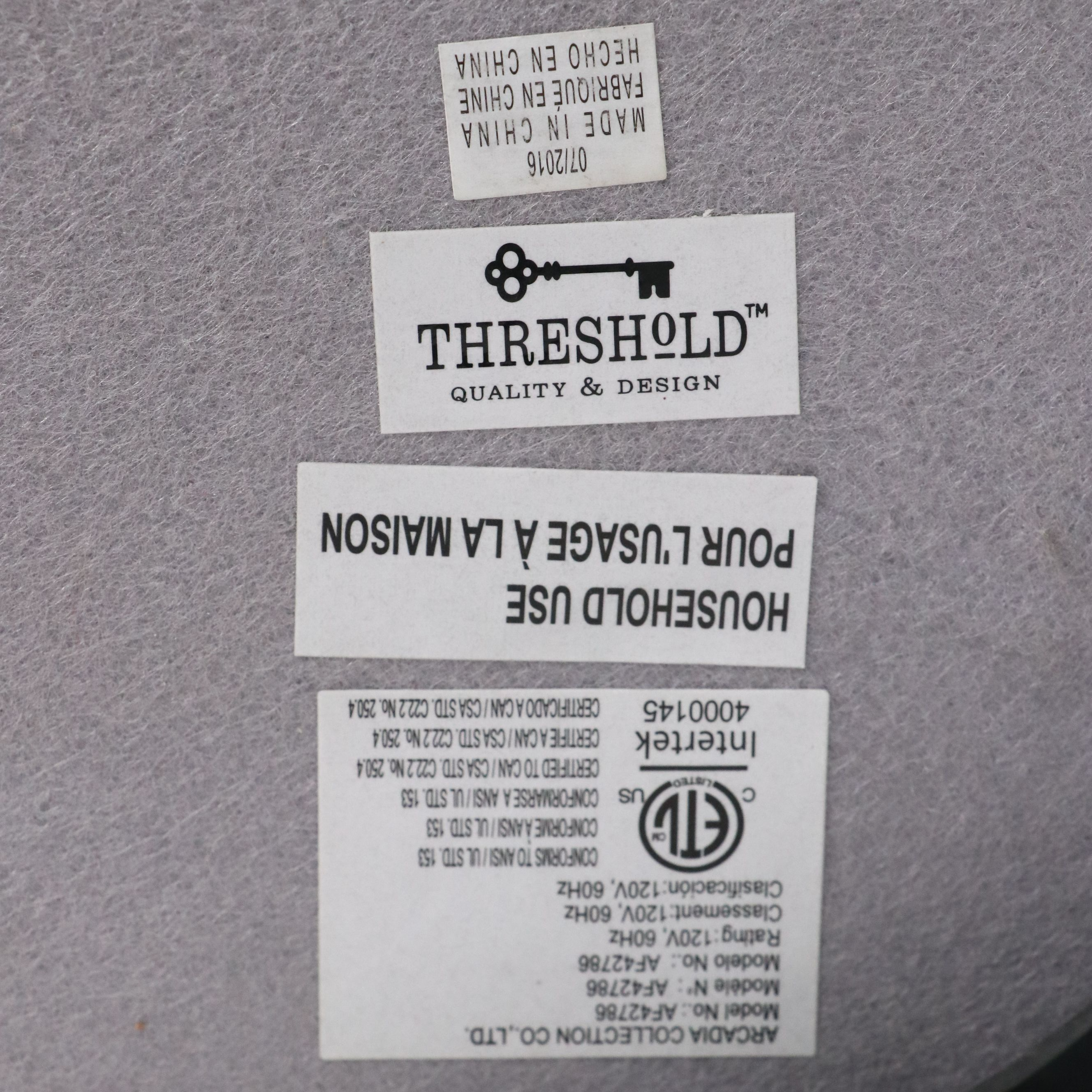 Threshold Metal and Brass Adjustable Desk Lamp