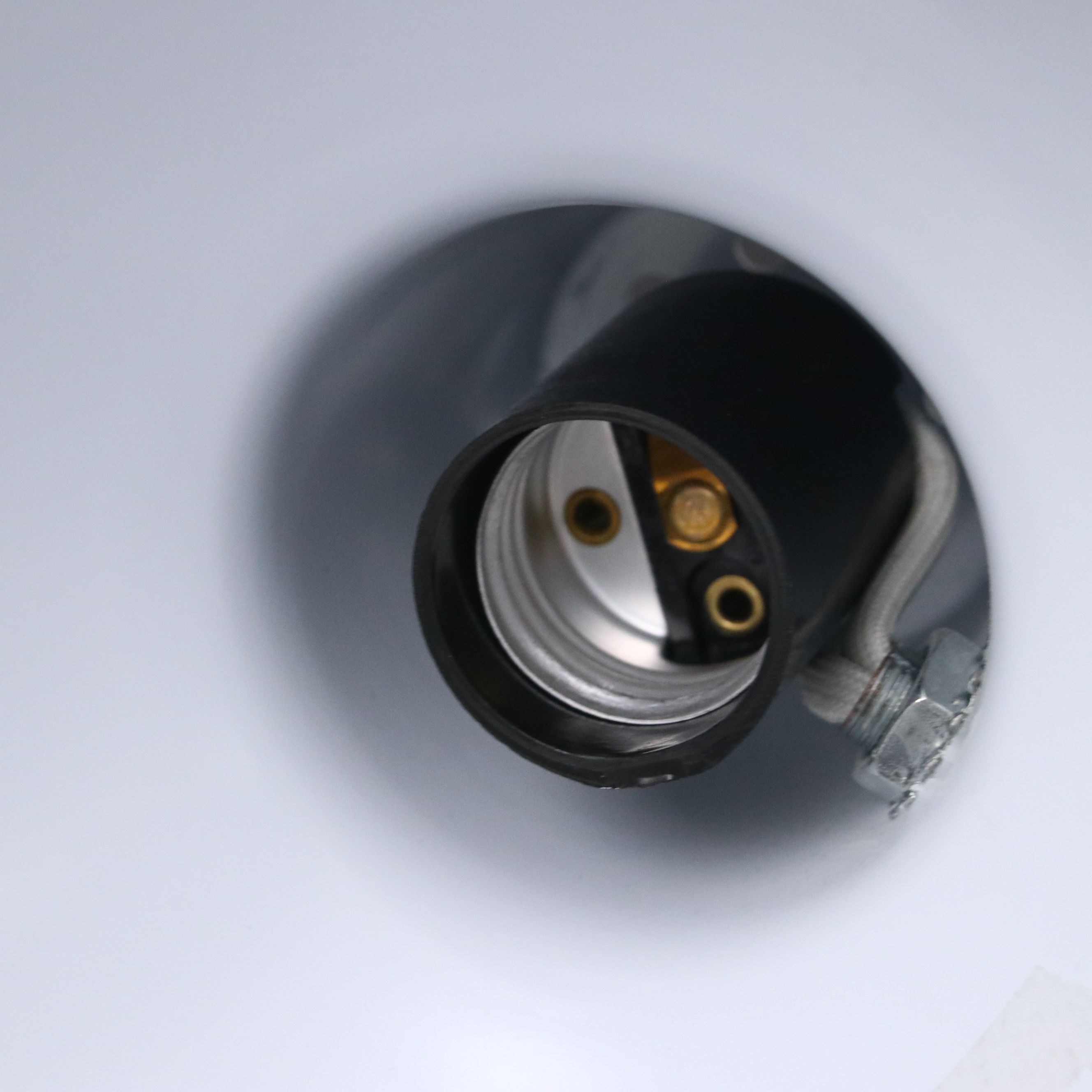 Threshold Metal and Brass Adjustable Desk Lamp