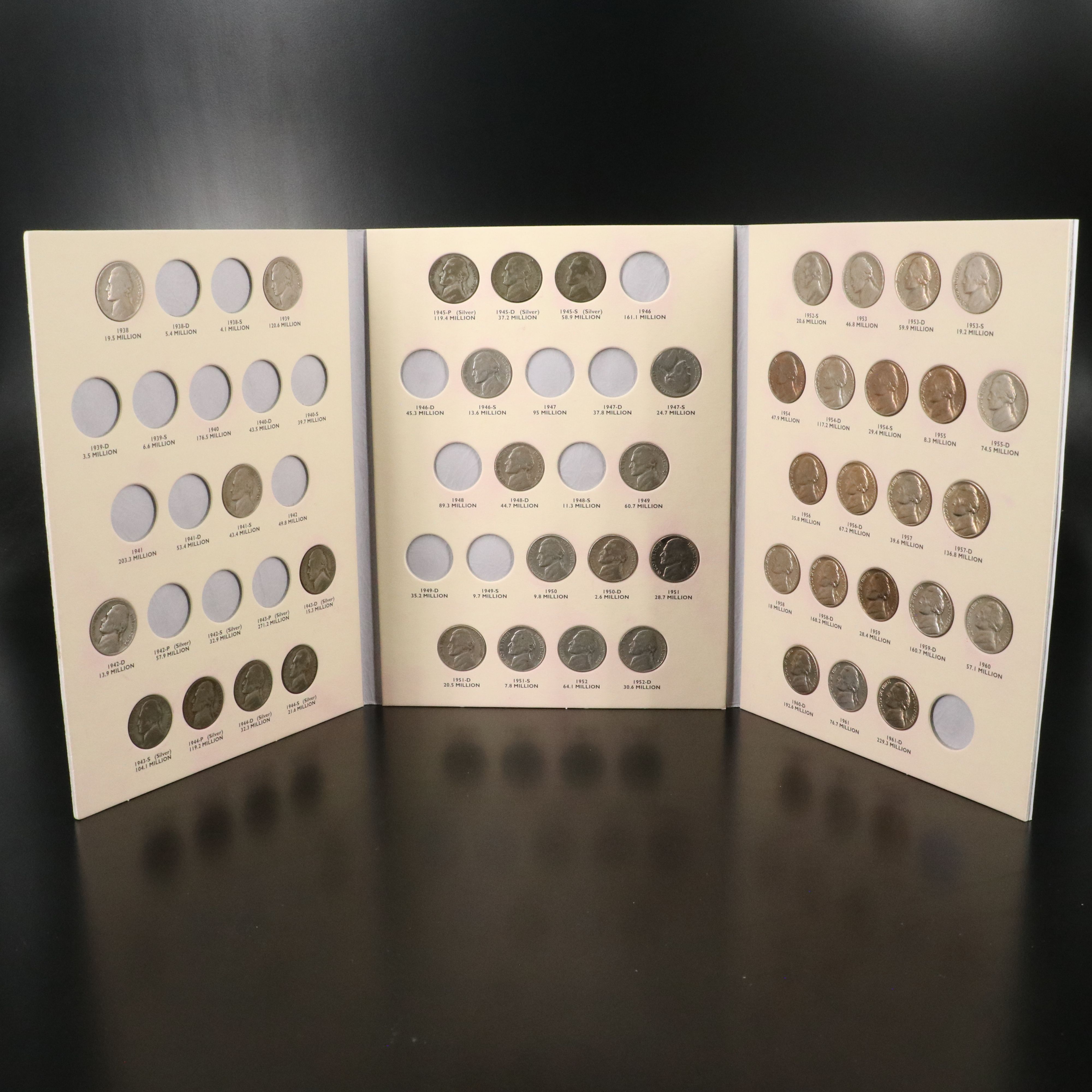 Seven Collections of U.S. Coins in Littleton Coin Folders