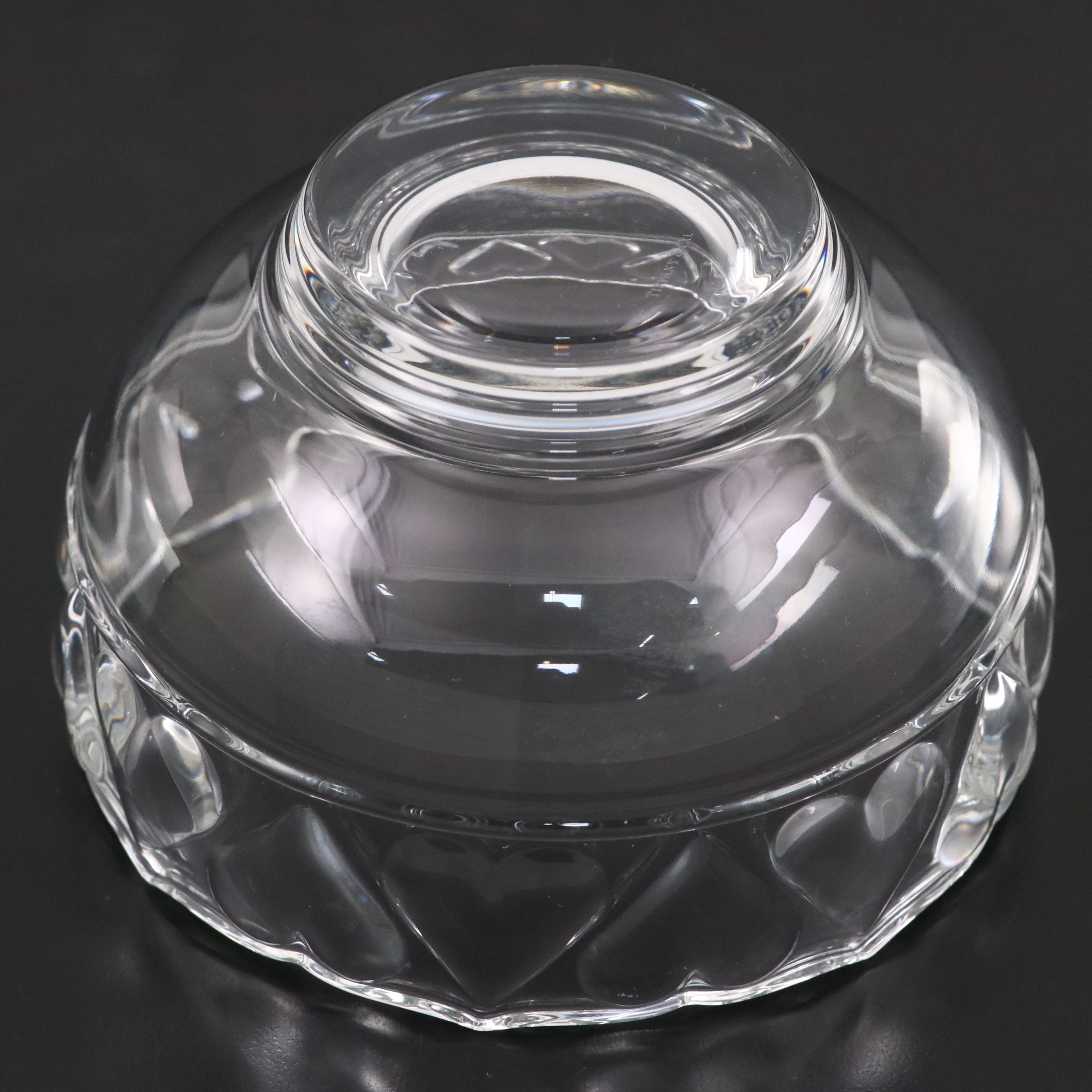 Tiffany & Co. Crystal Heart-Rimmed Bowl