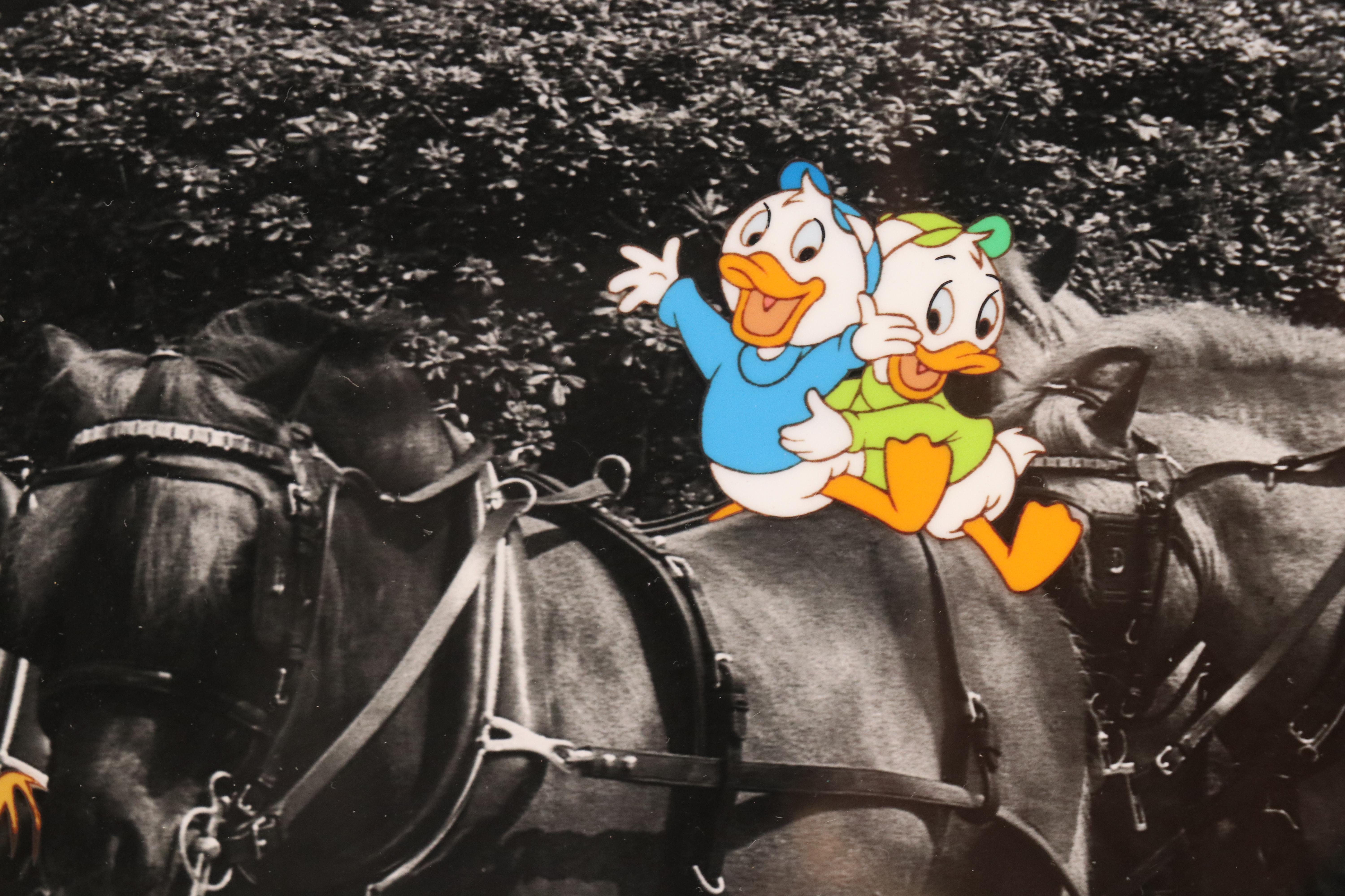 Disney Hand-Painted Animation Cel "Walt's Stagecoach," 1993