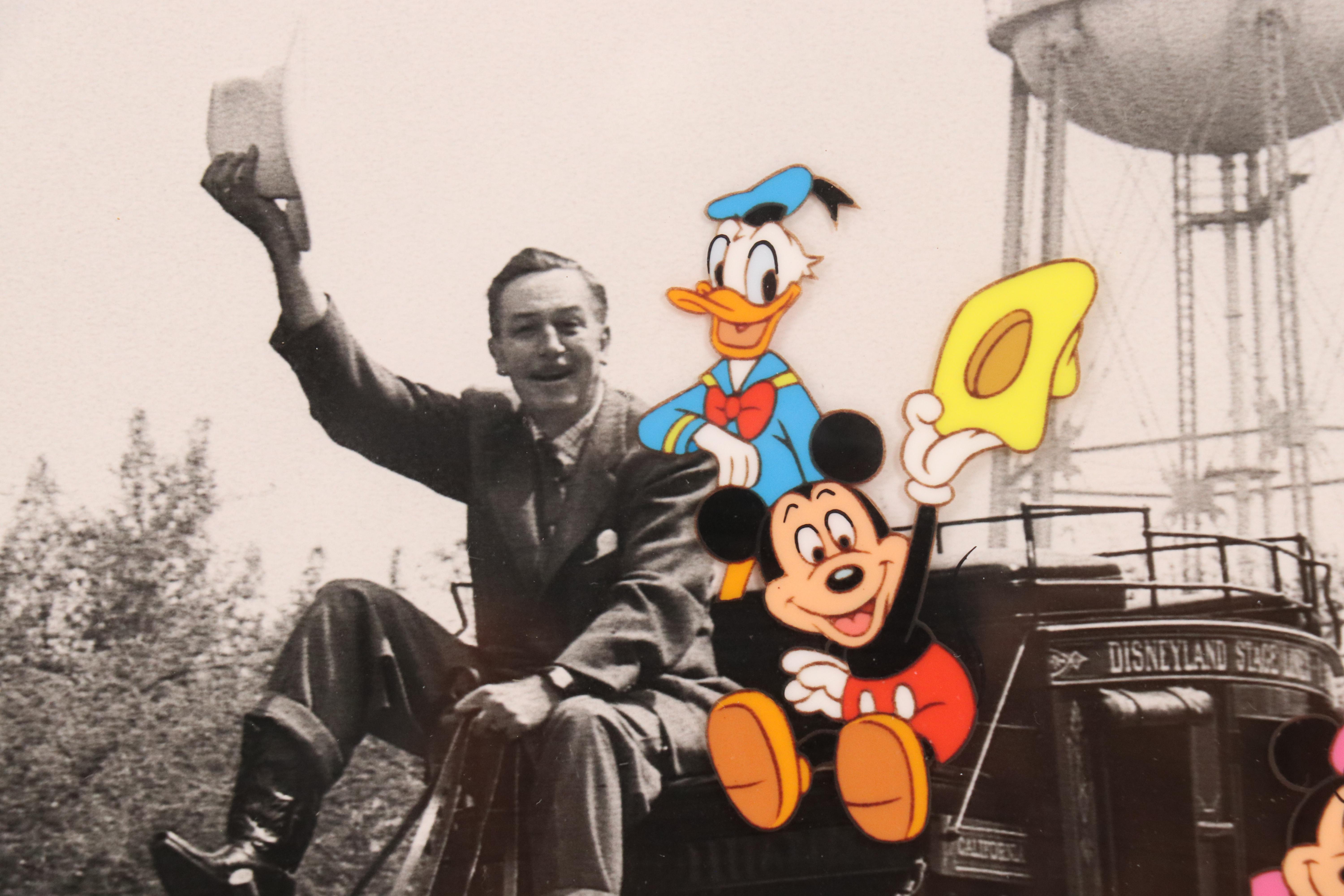 Disney Hand-Painted Animation Cel "Walt's Stagecoach," 1993