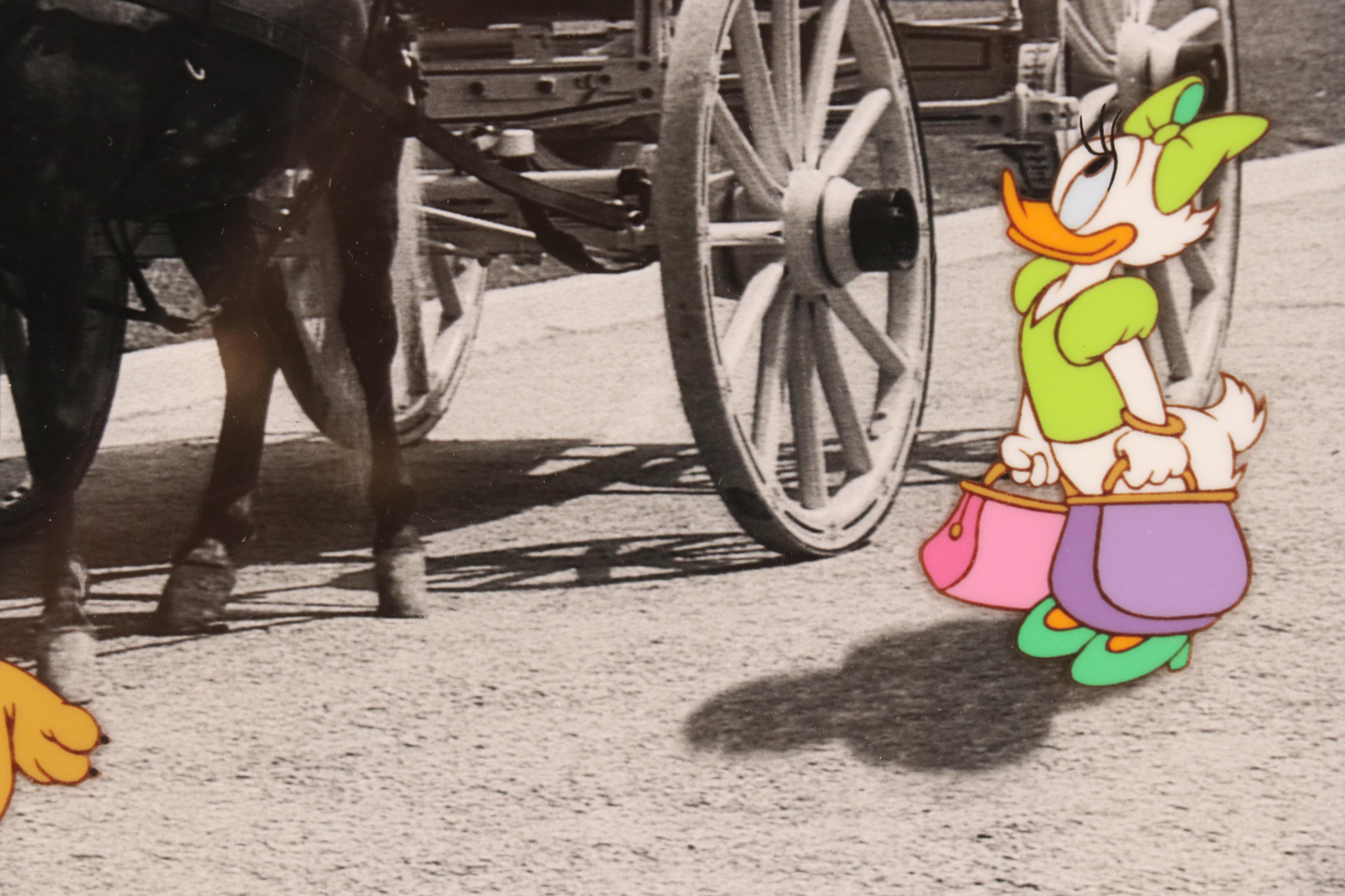 Disney Hand-Painted Animation Cel "Walt's Stagecoach," 1993