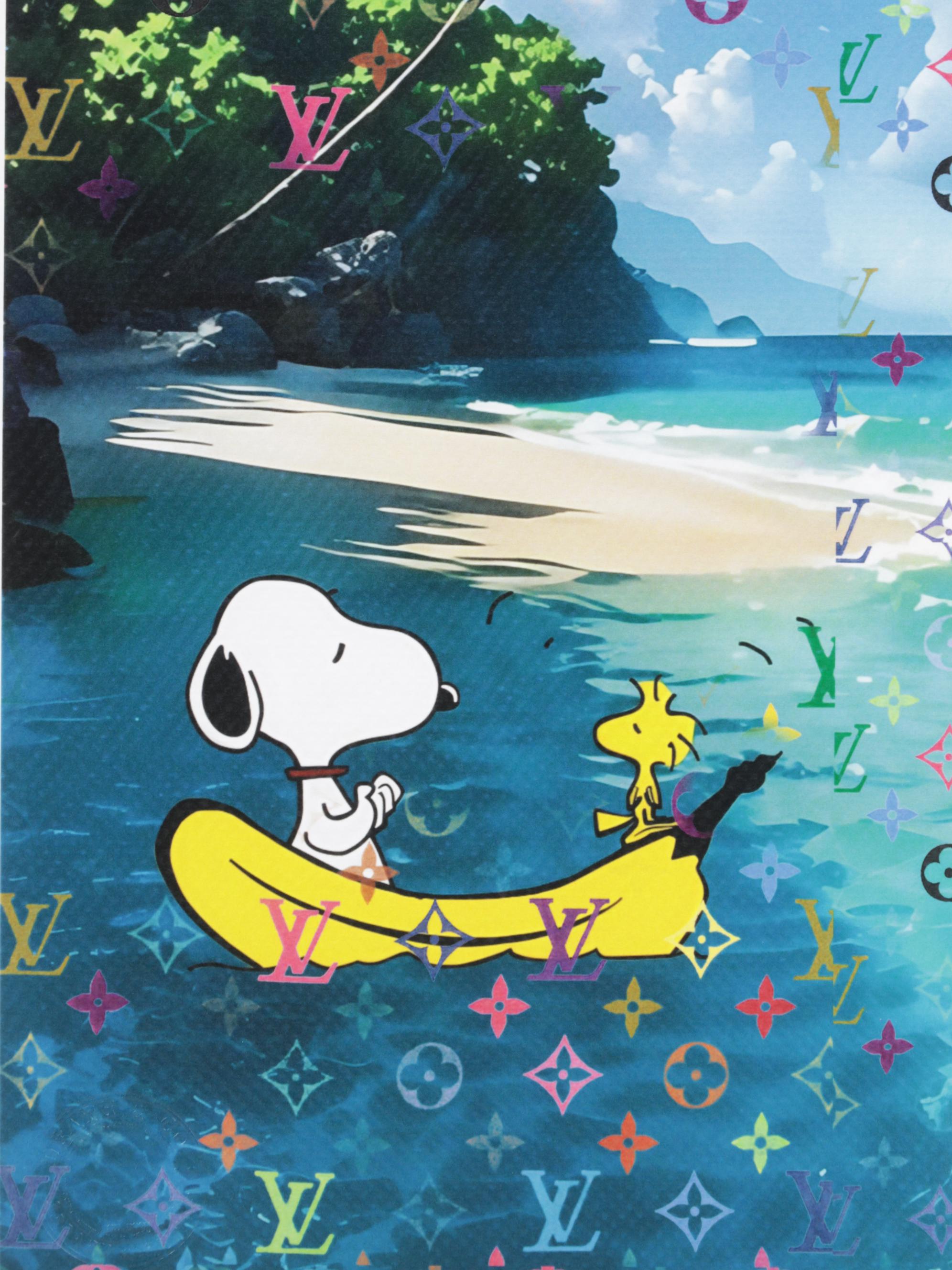 Death NYC Pop Art Graphic Print Snoopy x Louis Vuitton, 2025