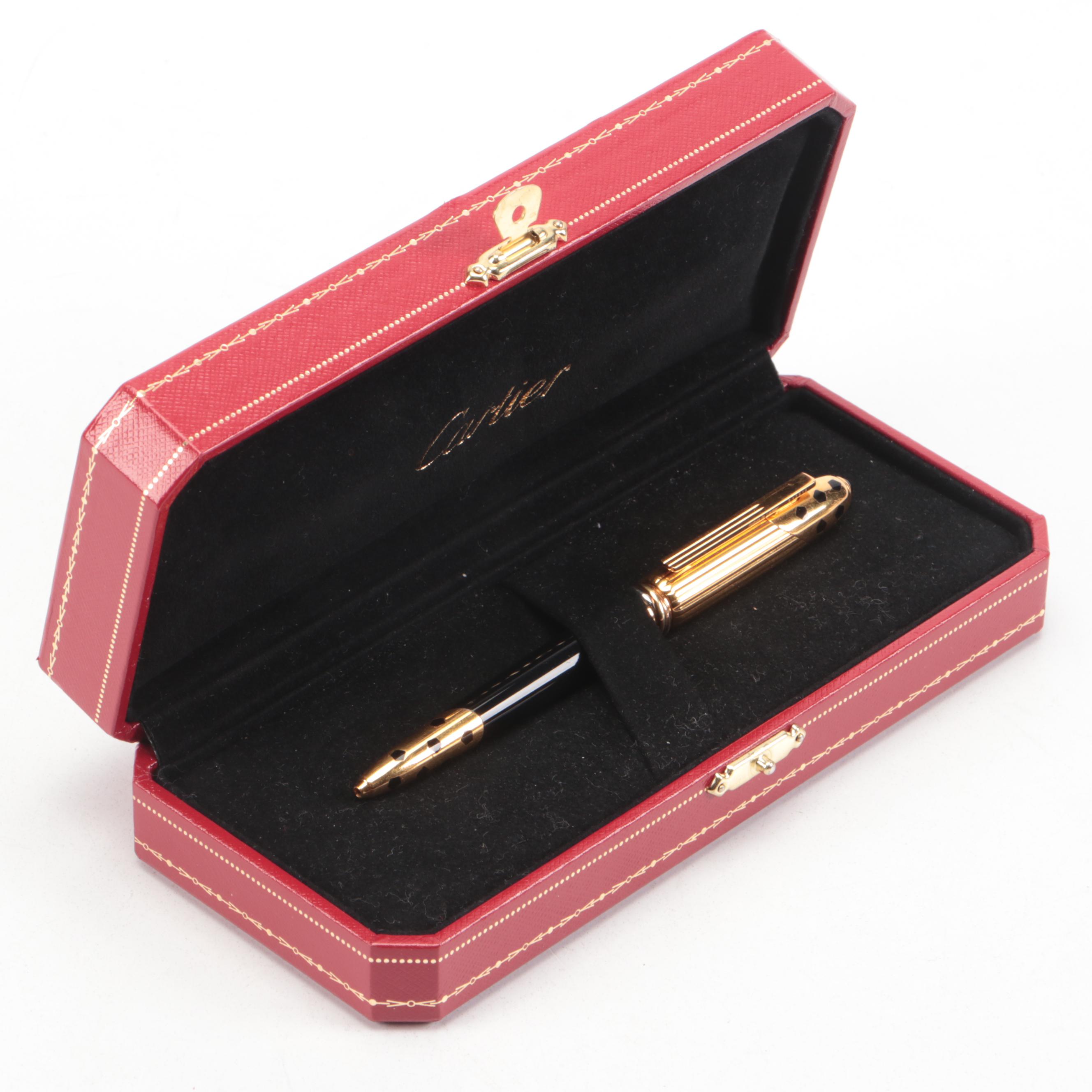 Panthère de Cartier "Trinity" Ballpoint Pen with Presentation Case