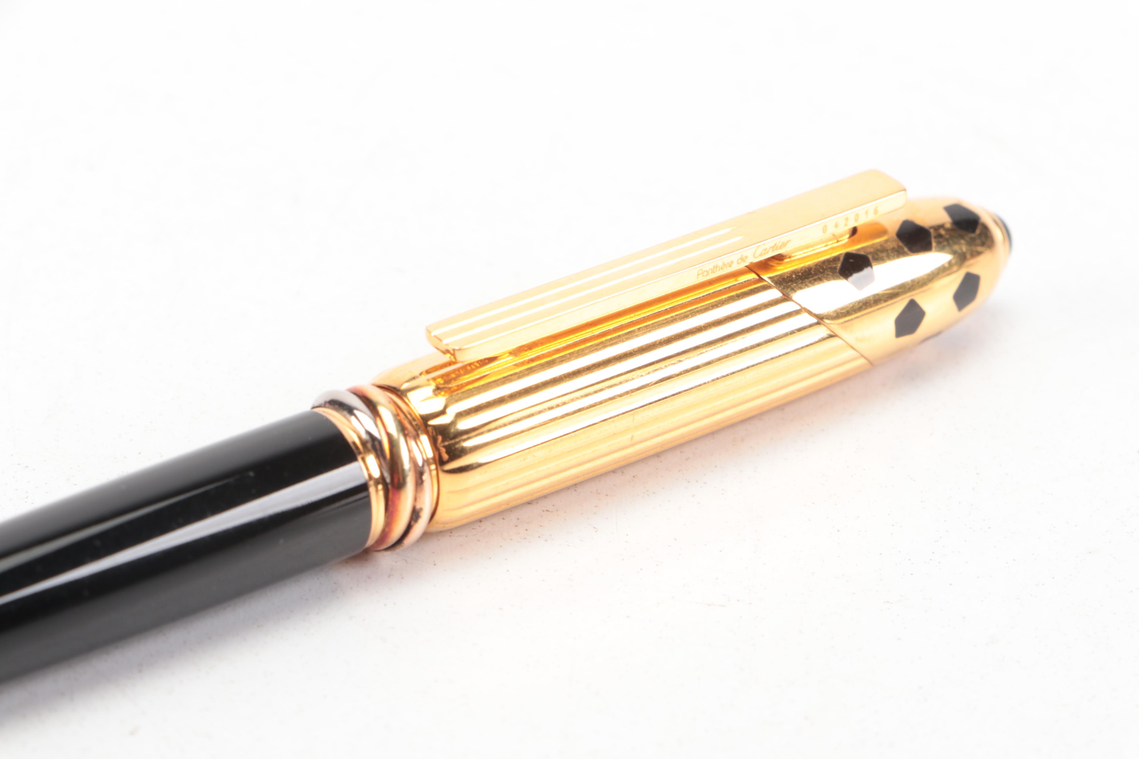 Panthère de Cartier "Trinity" Ballpoint Pen with Presentation Case