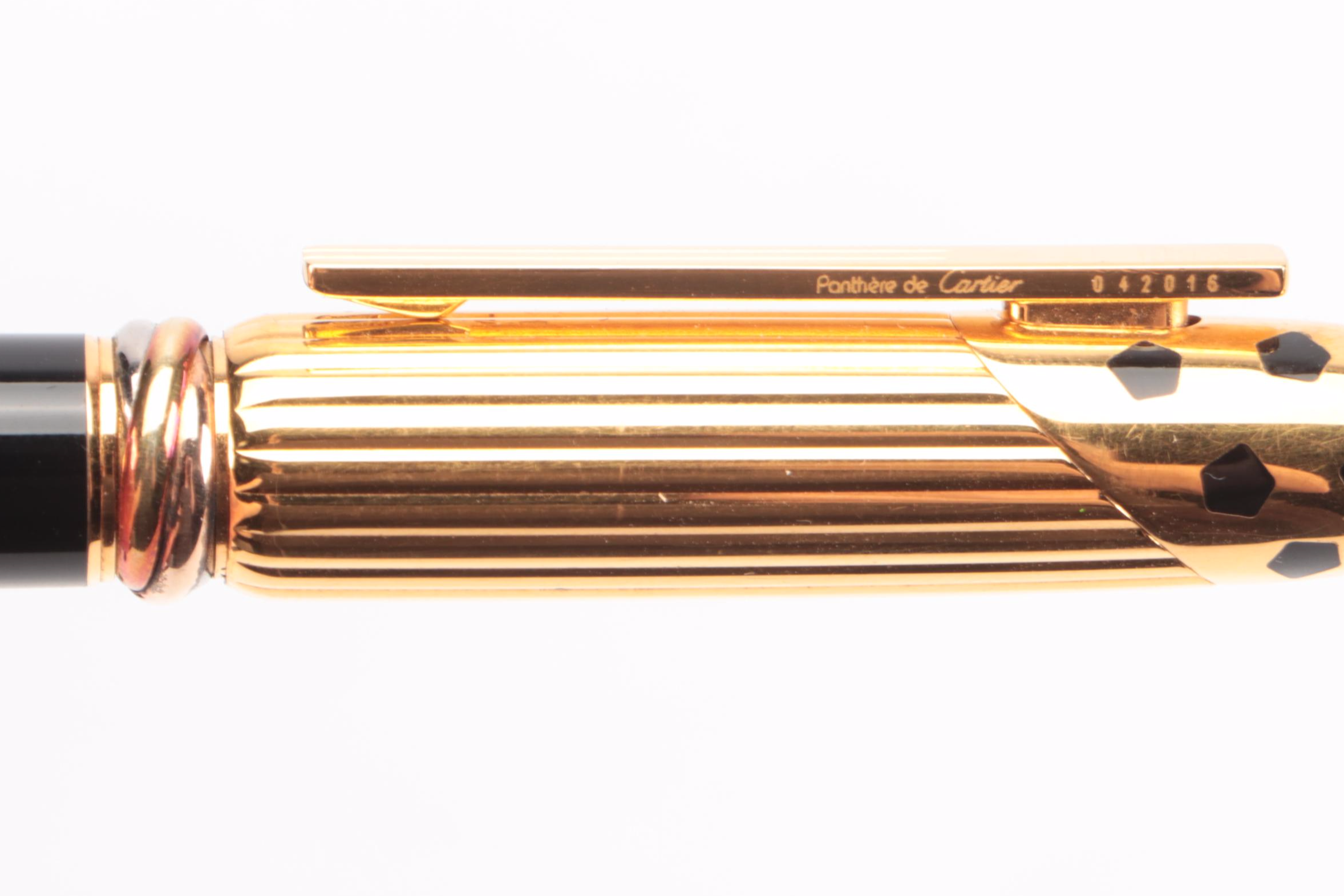 Panthère de Cartier "Trinity" Ballpoint Pen with Presentation Case