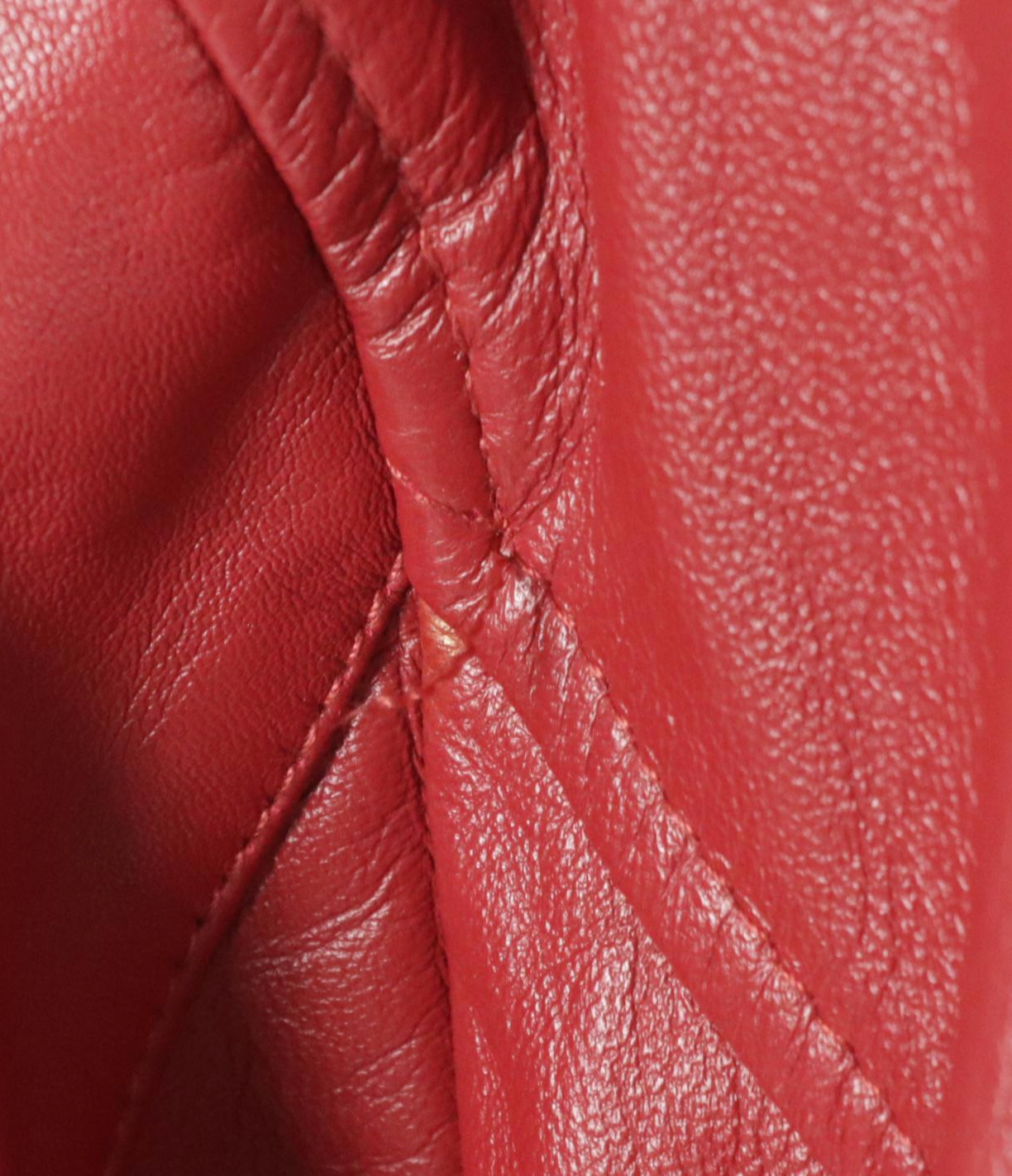 Style & Co. Red Leather Zipper-Front Jacket