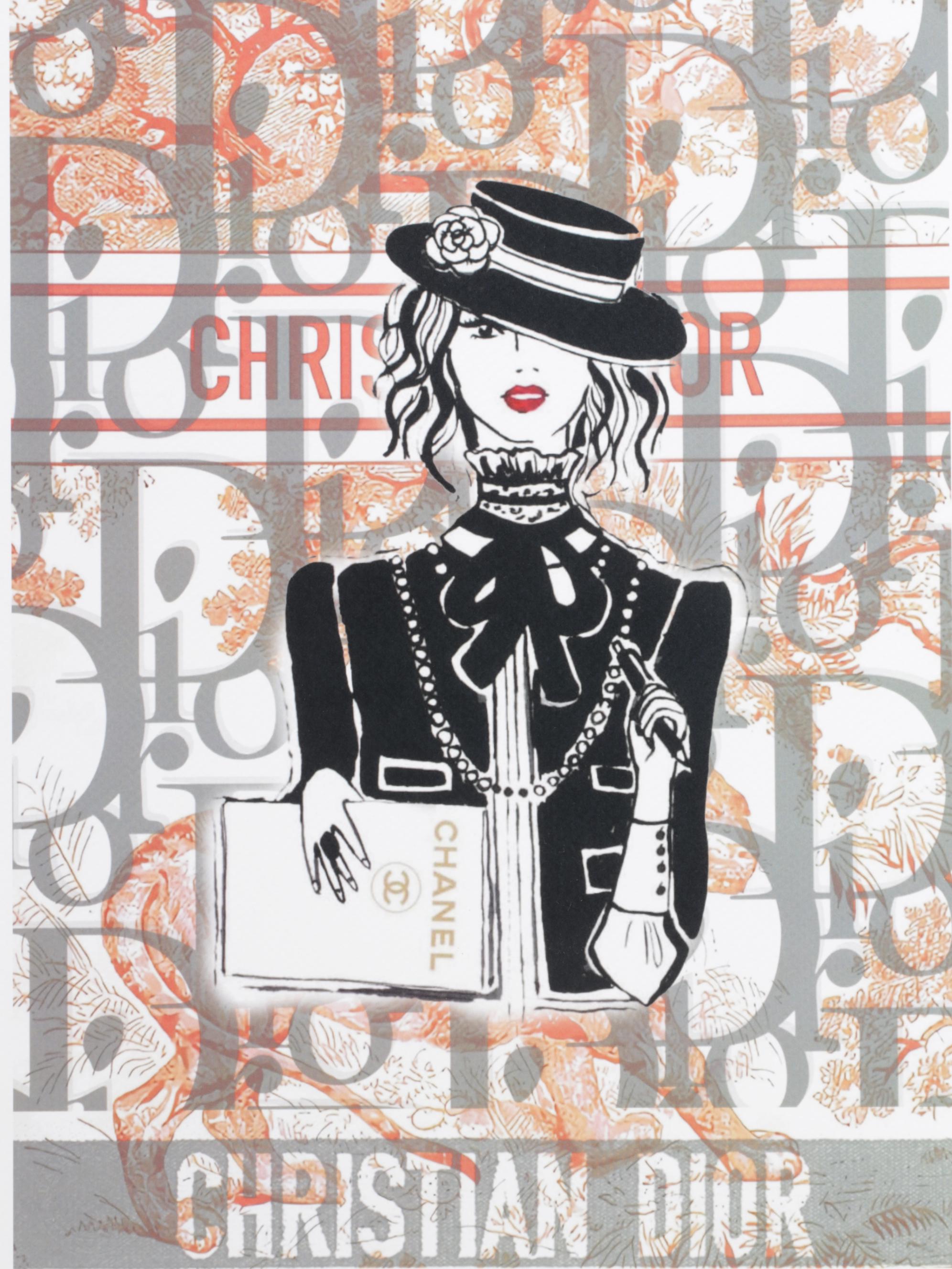Death NYC Pop Art Homage to Christian Dior and Chanel, 2025