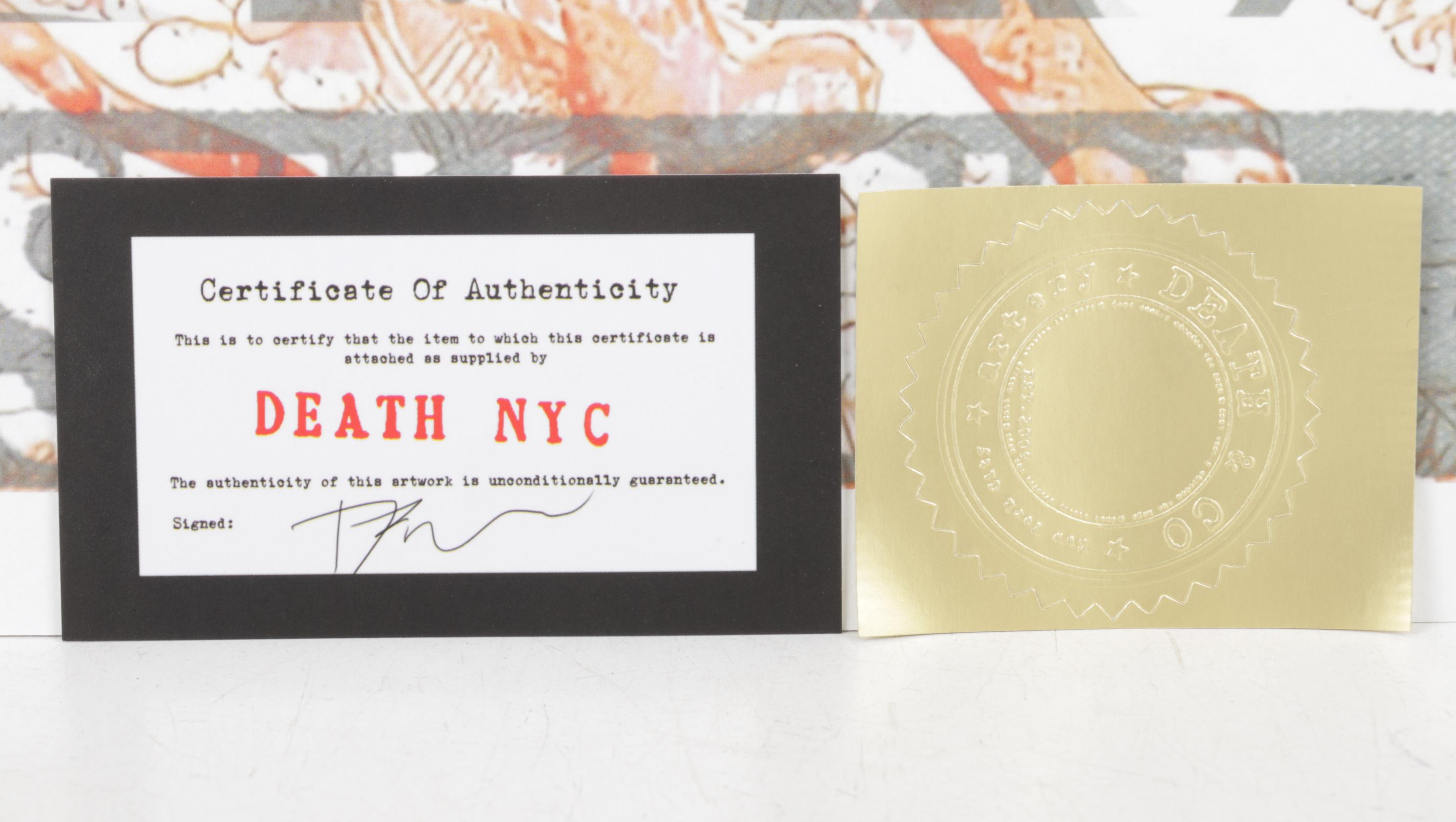 Death NYC Pop Art Homage to Christian Dior and Chanel, 2025