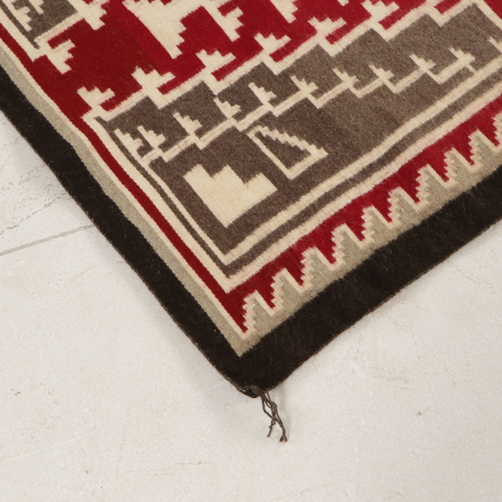 3'3 x 3'11 Handwoven Betty Jake Navajo Accent Rug