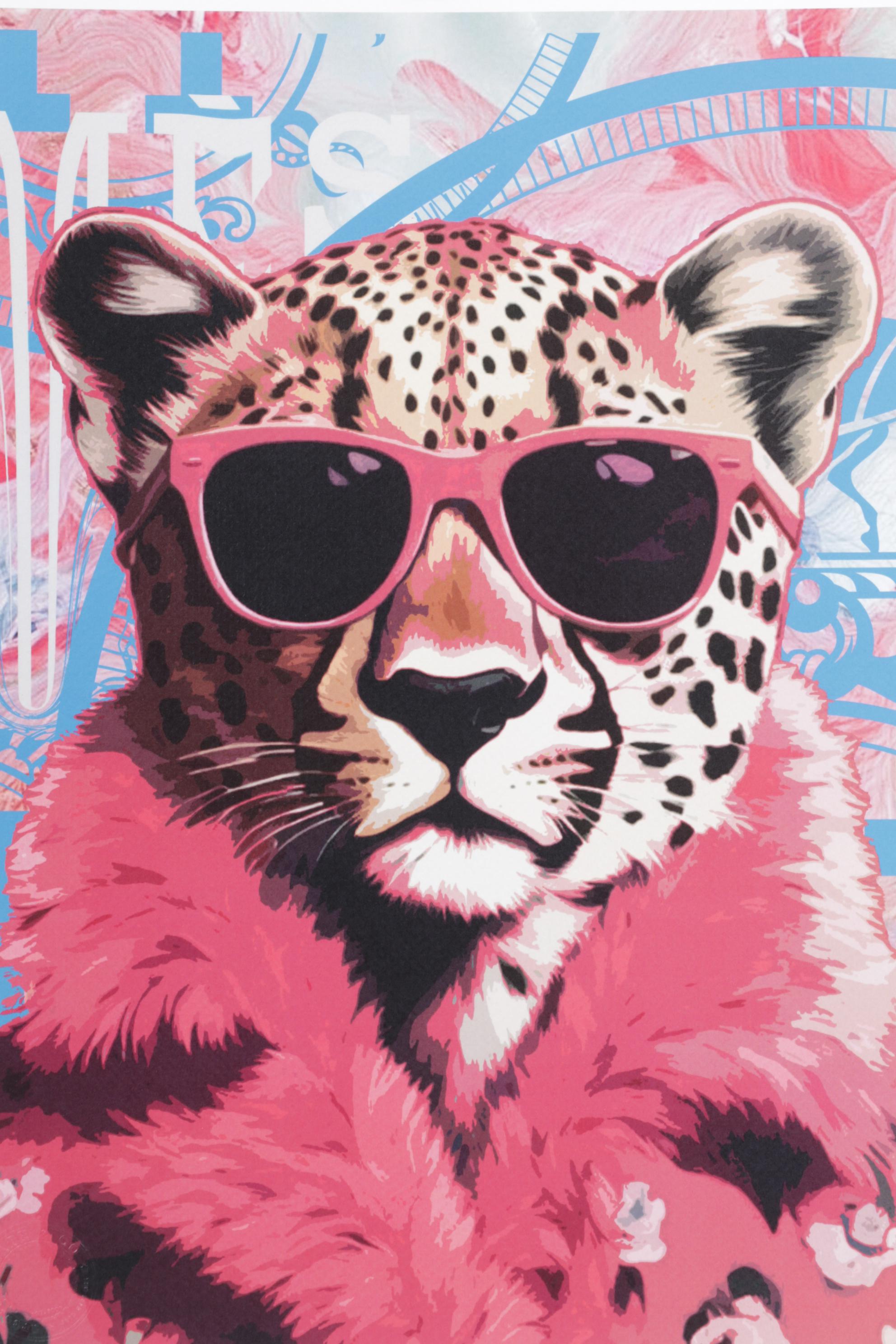 Death NYC Pop Art Homage to Hermès x Fashion Cheetah, 2025