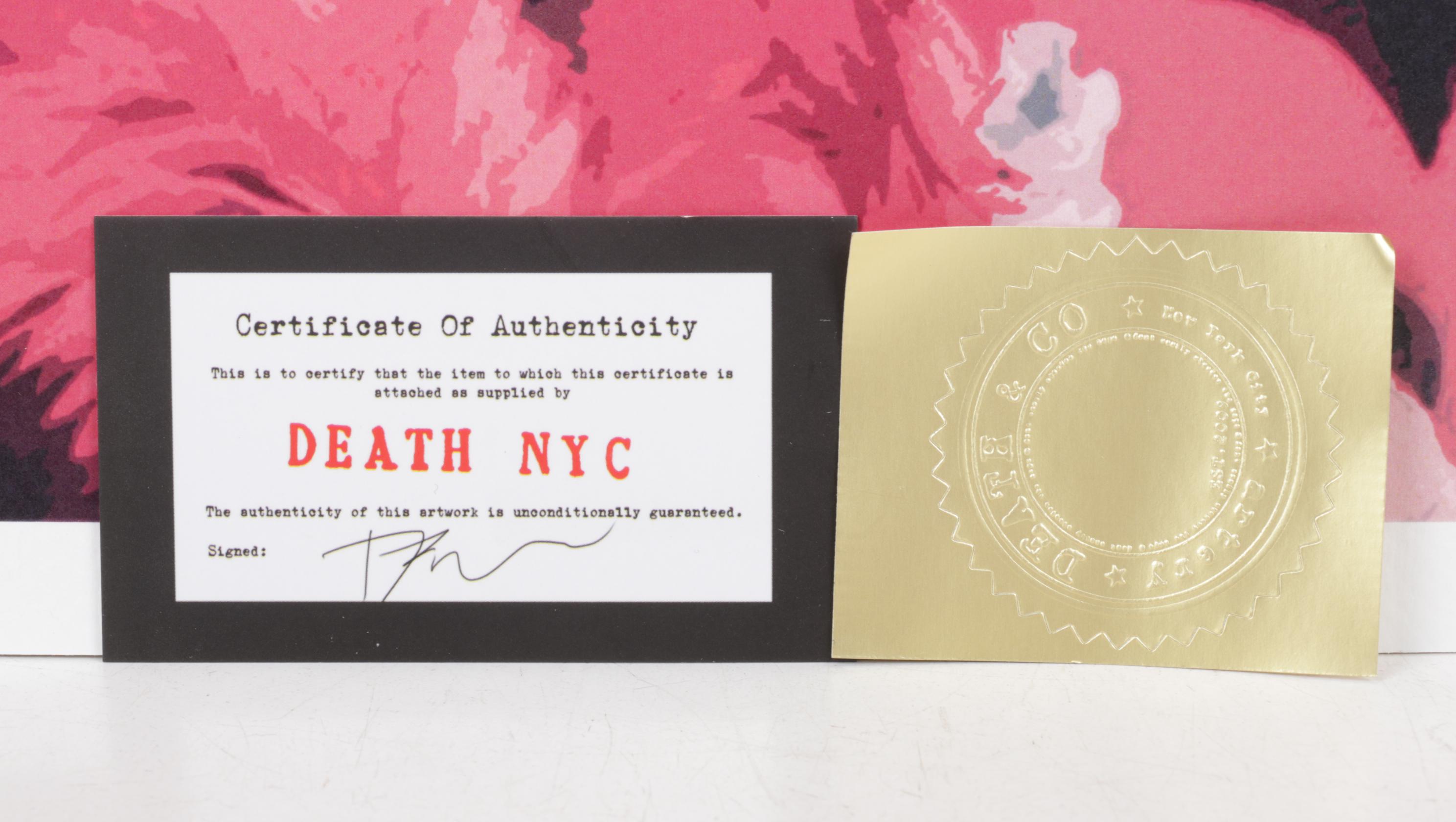 Death NYC Pop Art Homage to Hermès x Fashion Cheetah, 2025