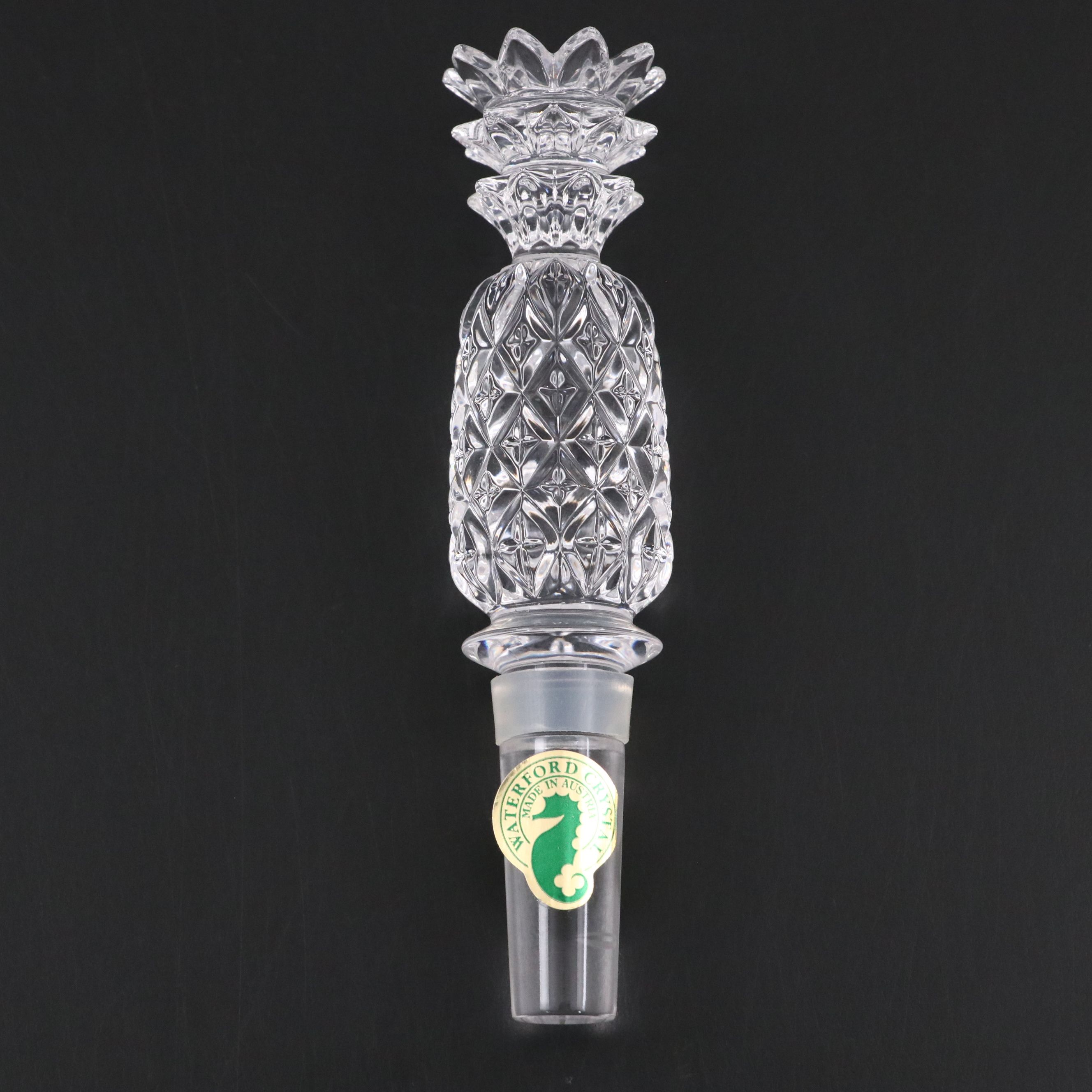 Waterford Crystal Decanter with Pineapple Stopper