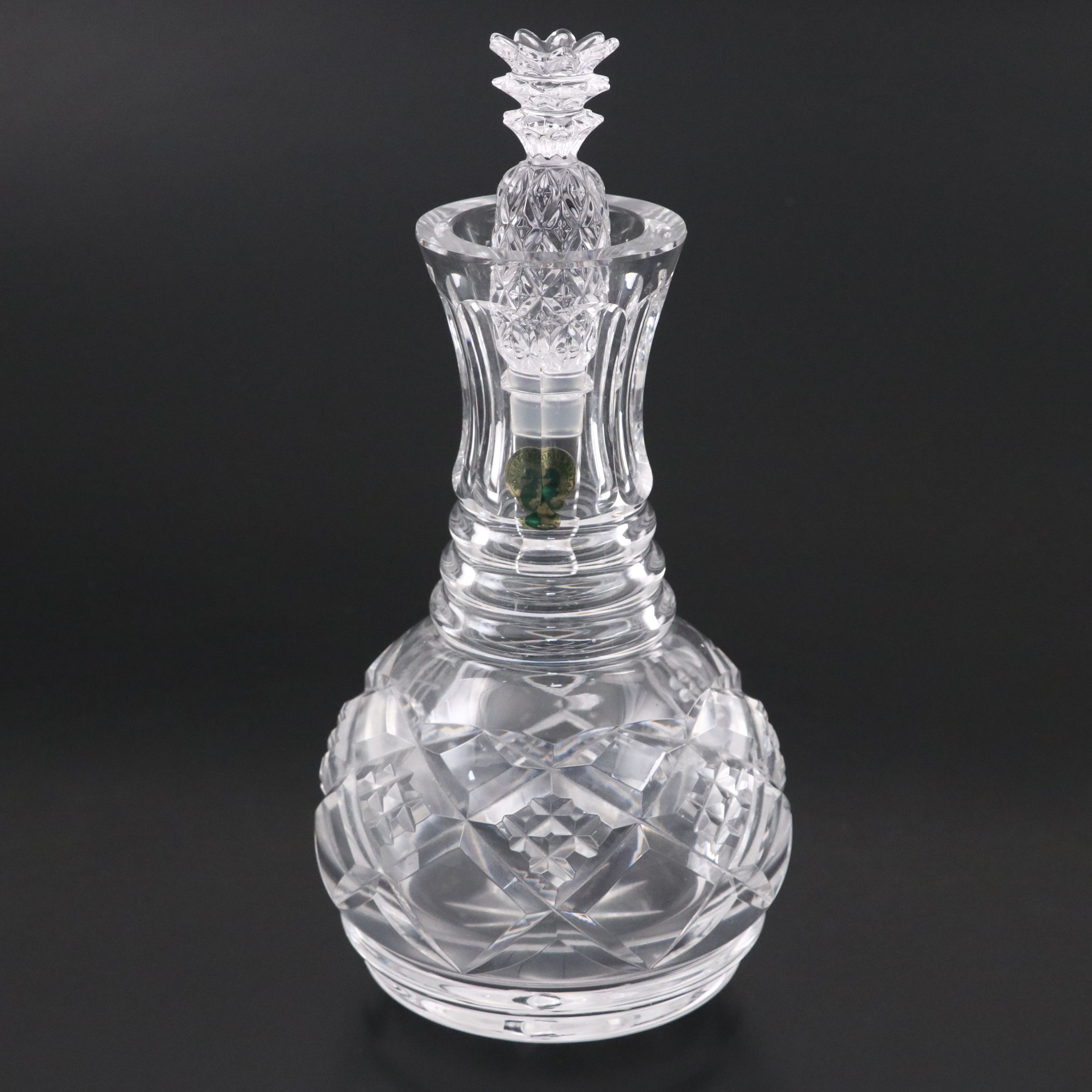 Waterford Crystal Decanter with Pineapple Stopper