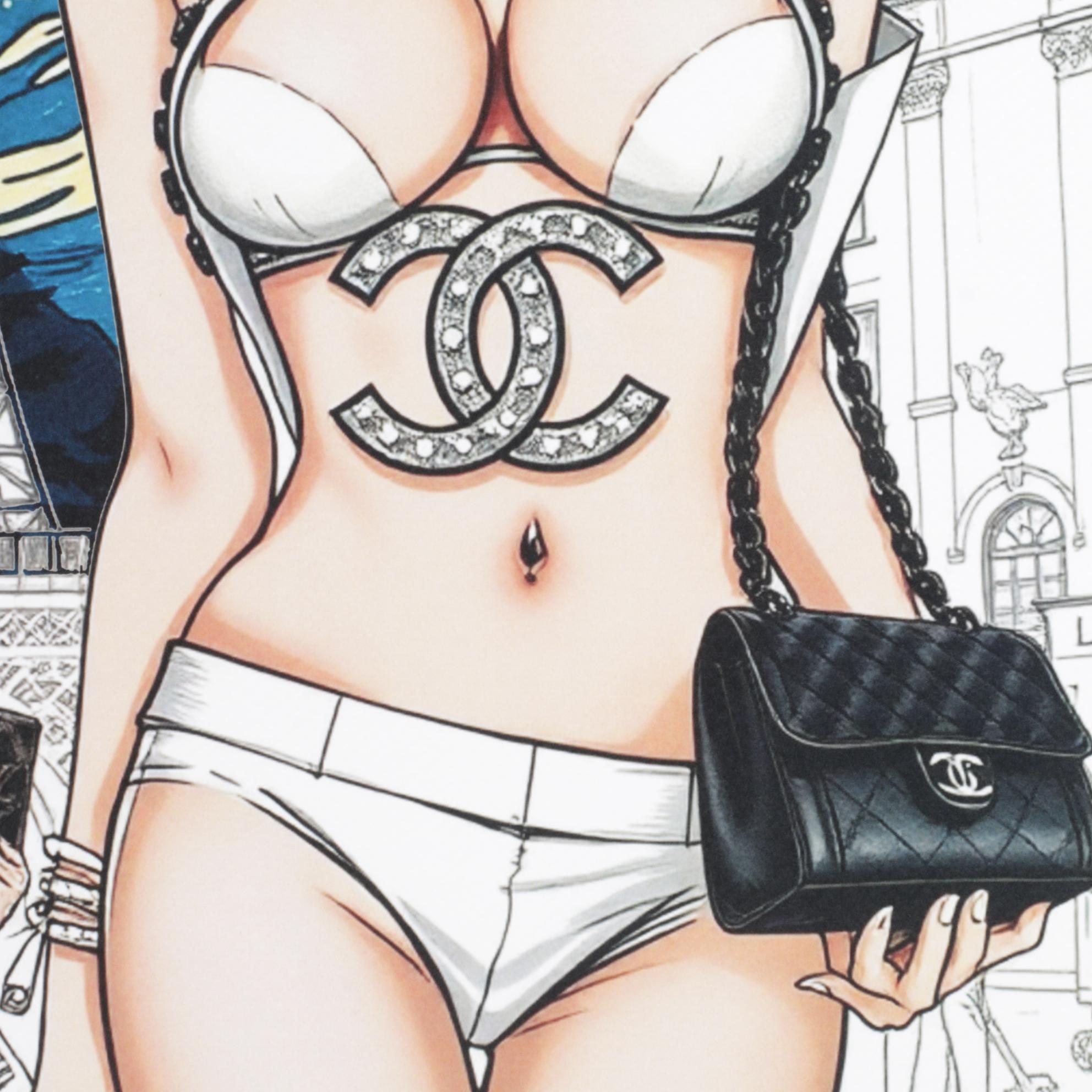 Death NYC Pop Art Homage to Coco Chanel x Louis Vuitton and Paris, 2025