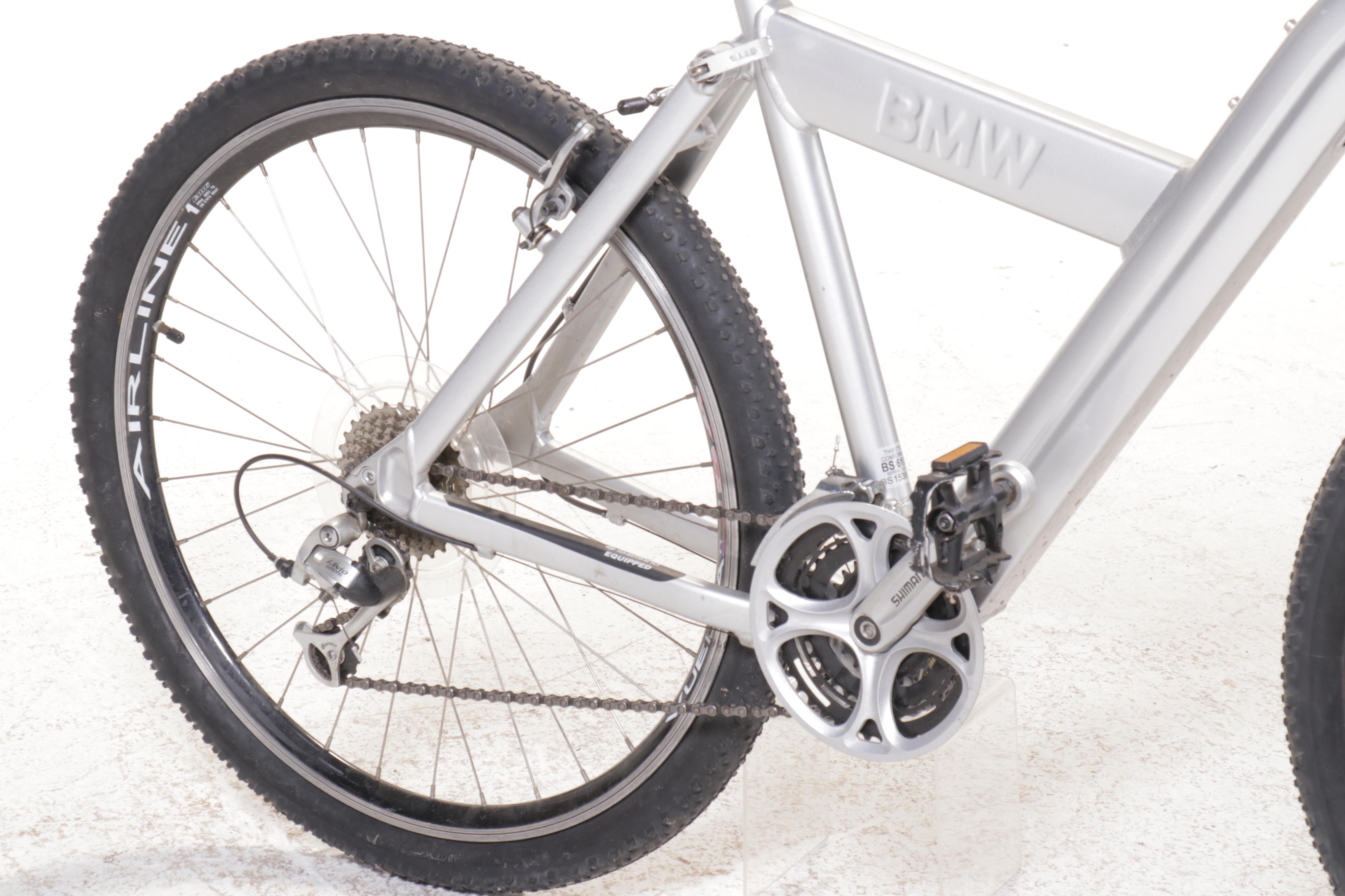 BMW Folding Mountain Bike with Shimano Components, Continental Wheels