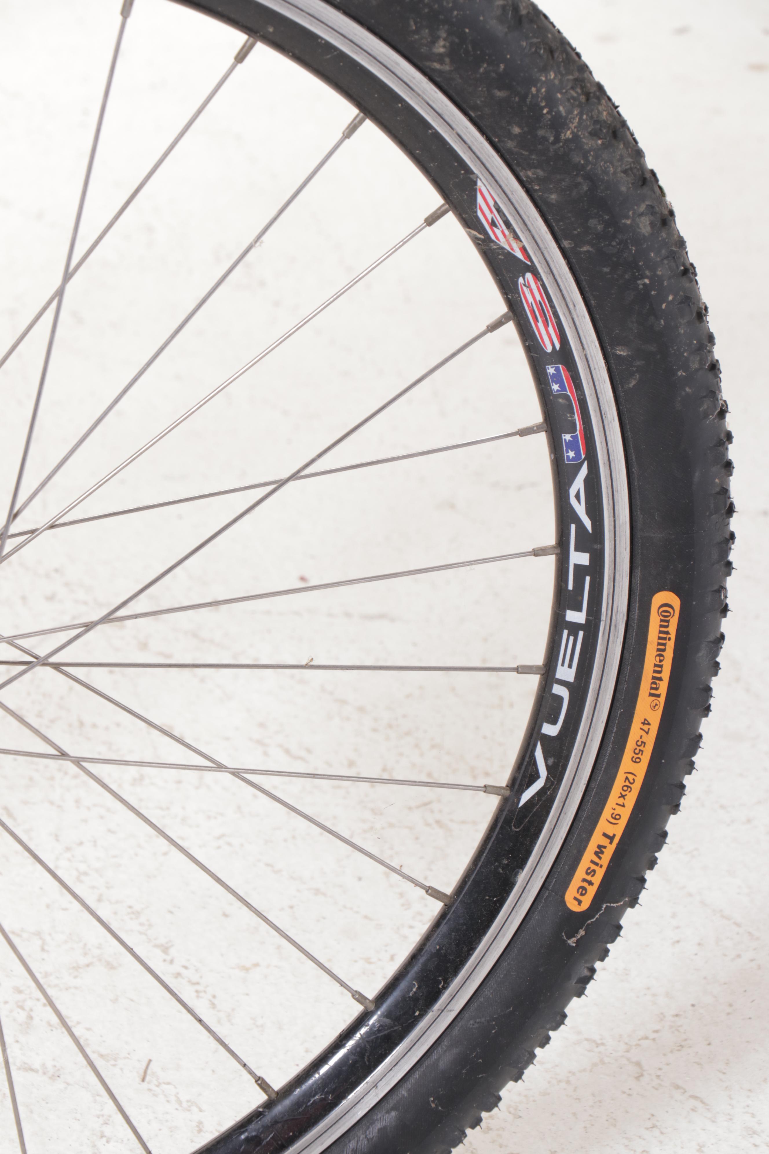 BMW Folding Mountain Bike with Shimano Components, Continental Wheels