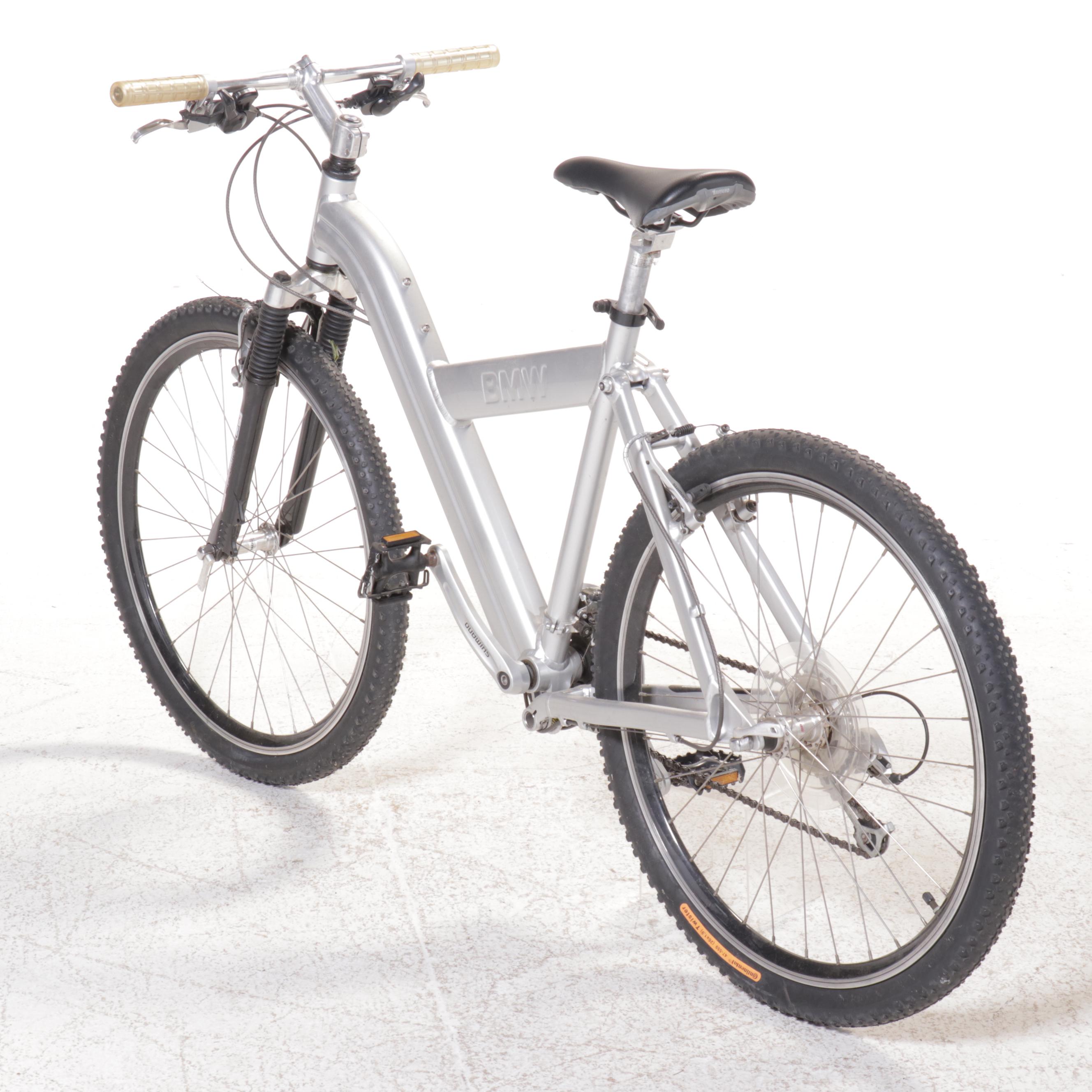 BMW Folding Mountain Bike with Shimano Components, Continental Wheels