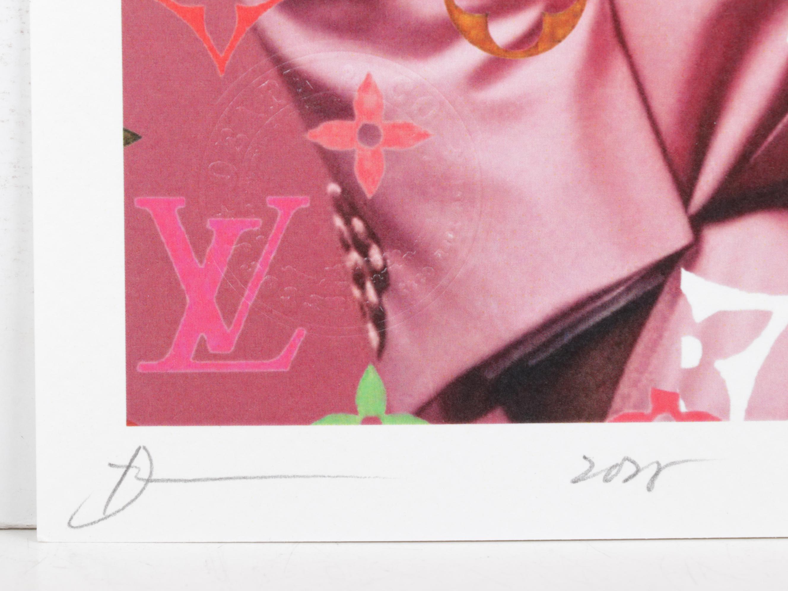 Death NYC Pop Art Graphic Print Homage to Louis Vuitton x Chanel & Rhino, 2025