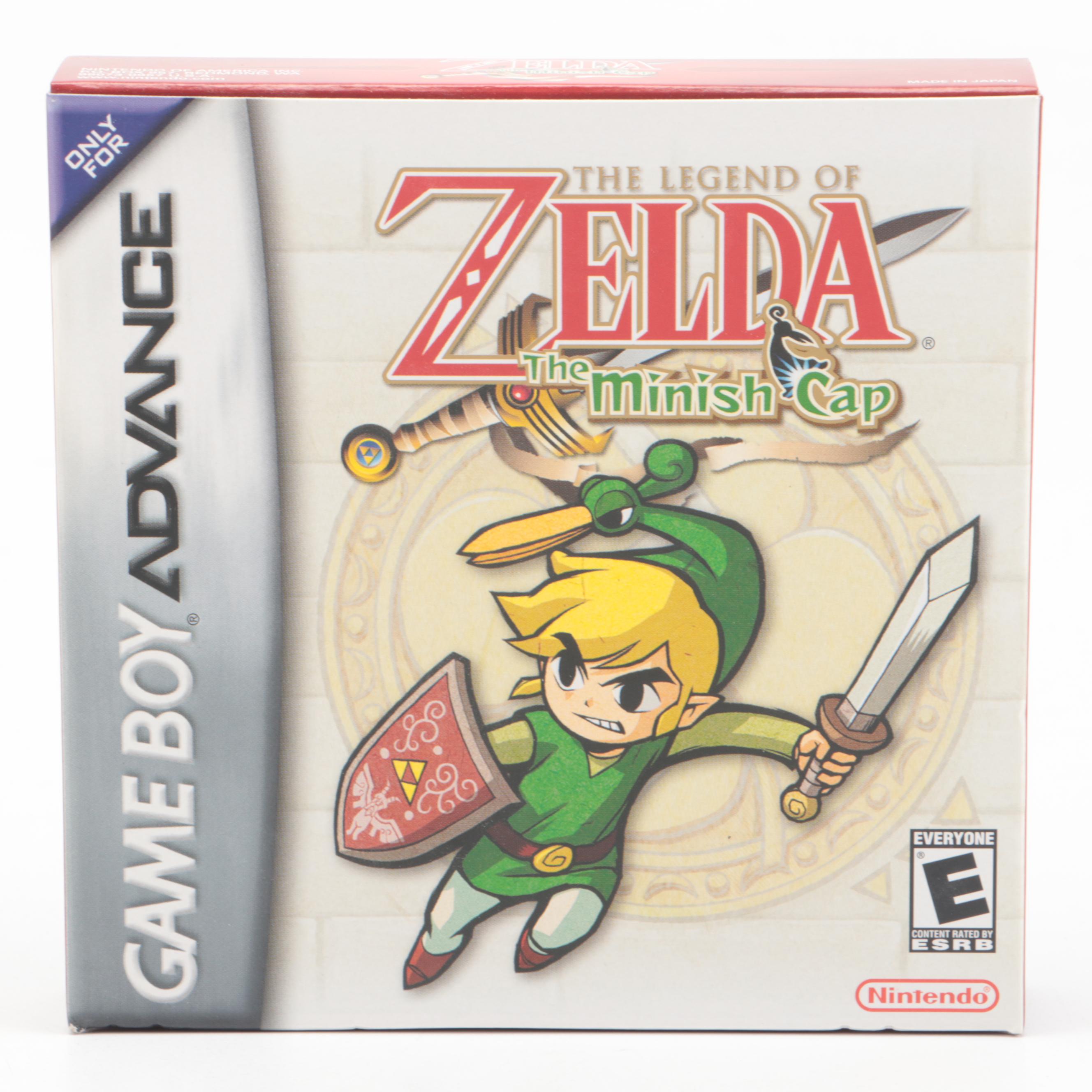 The Legend of Zelda: The Minish Cap GBA Video Game, Complete in Box