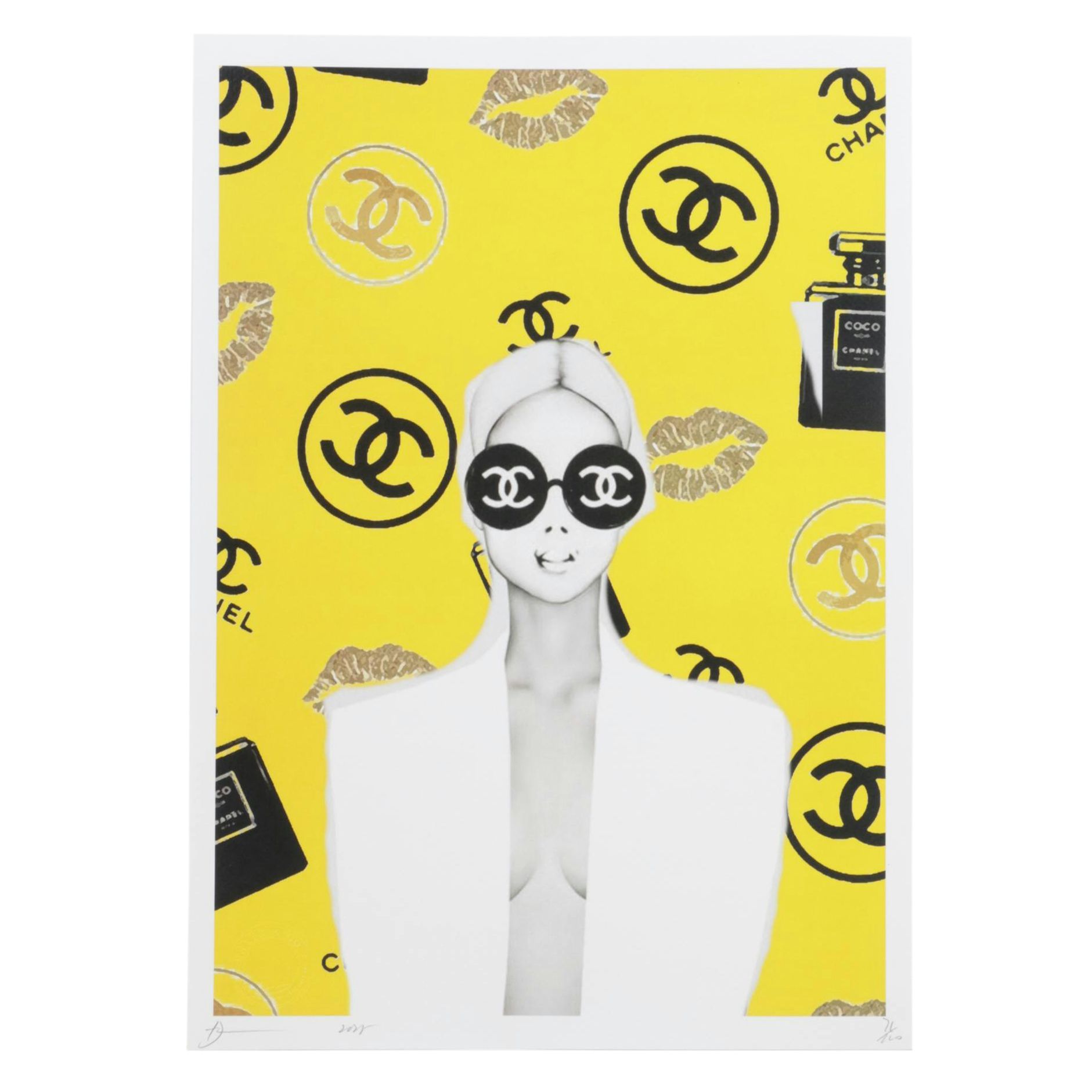 Death NYC Pop Art Homage to Coco Chanel Perfume, 2025