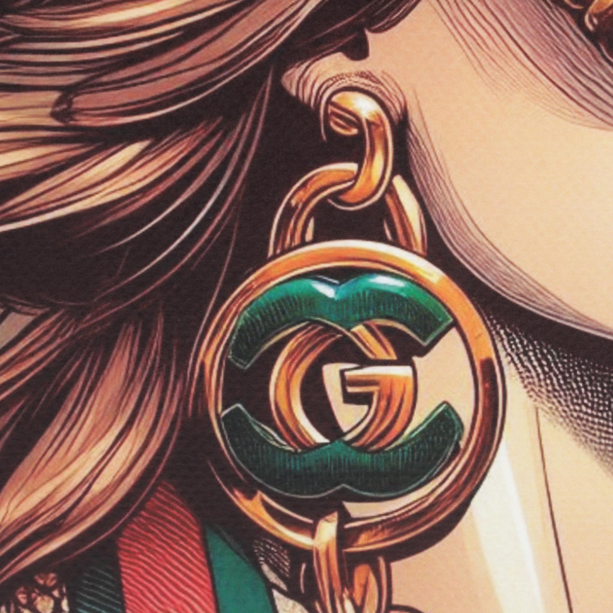 Death NYC Pop Art Graphic Print Homage to Gucci, 2024