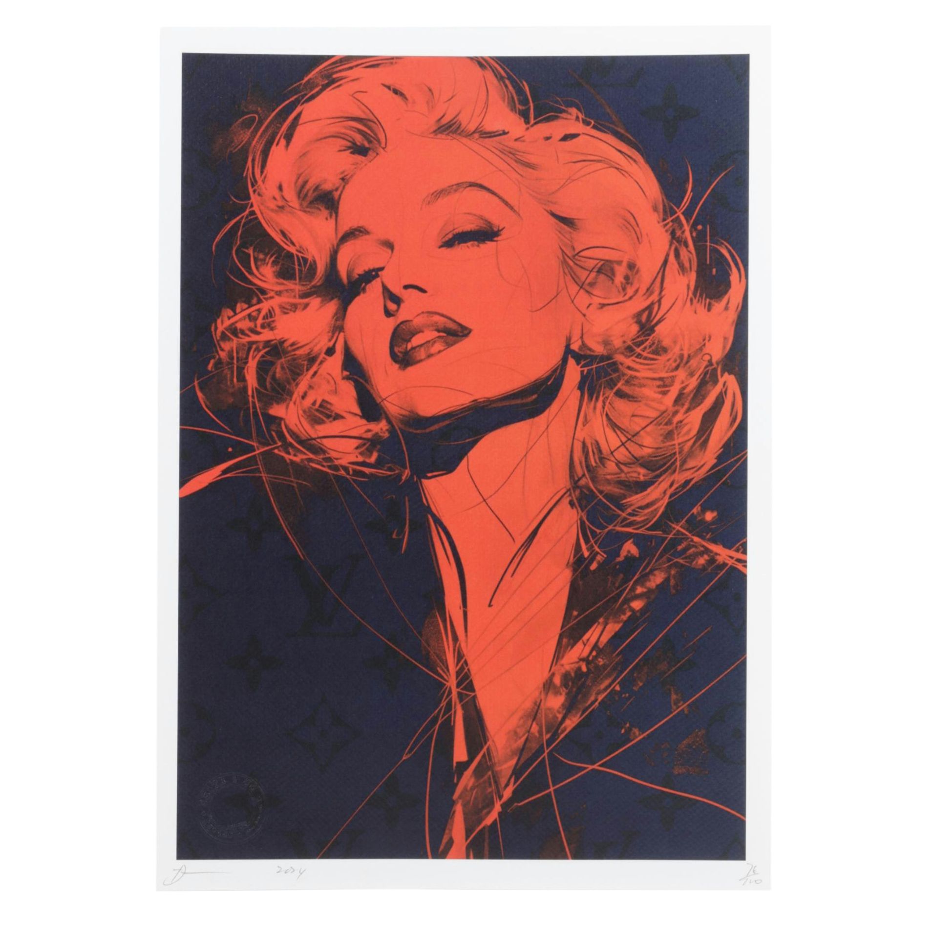 Death NYC Pop Art Homage to Marilyn Monroe x Louis Vuitton, 2024