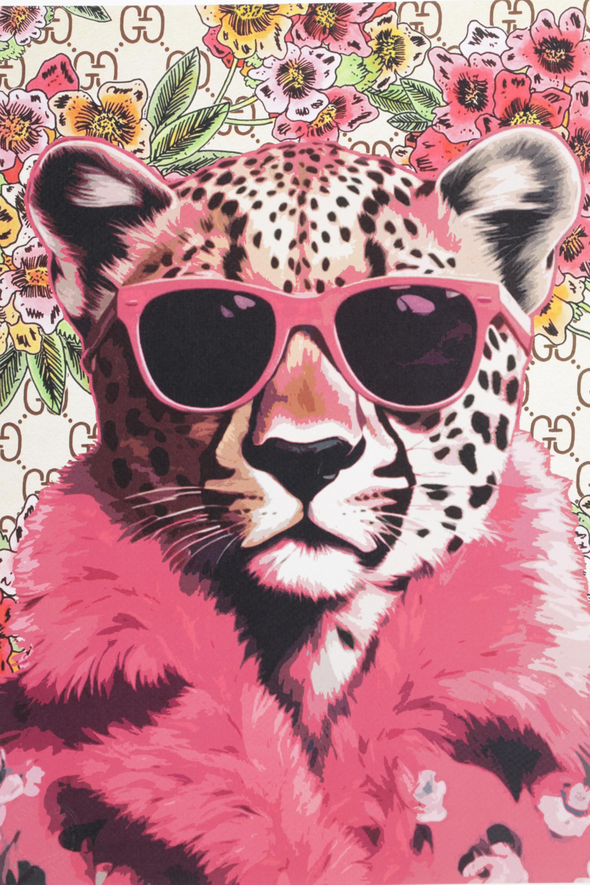 Death NYC Pop Art Graphic Print Featuring Gucci x Cheetah, 2025