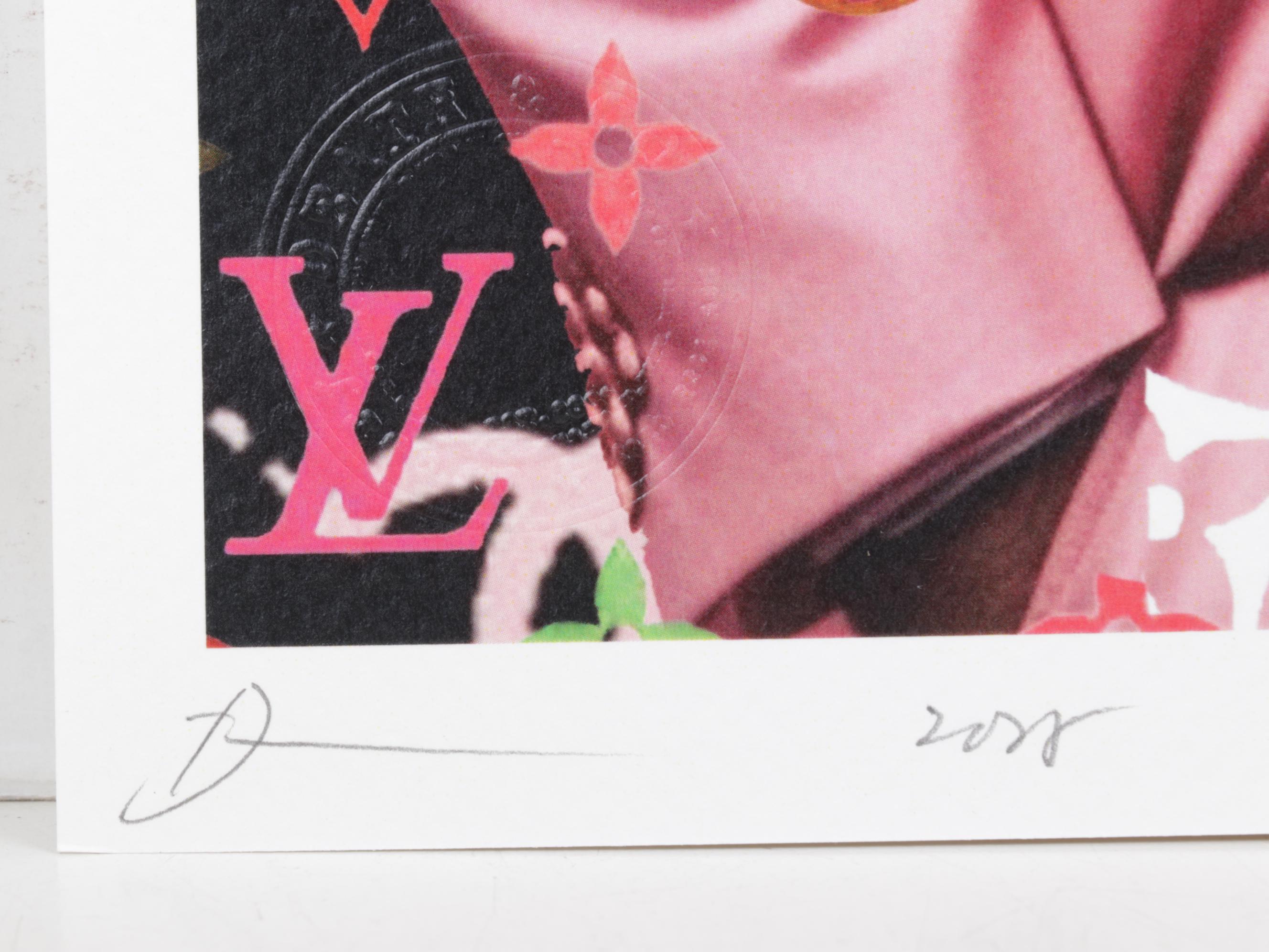 Death NYC Pop Art Graphic Print Homage to Louis Vuitton x Chanel & Rhino, 2025