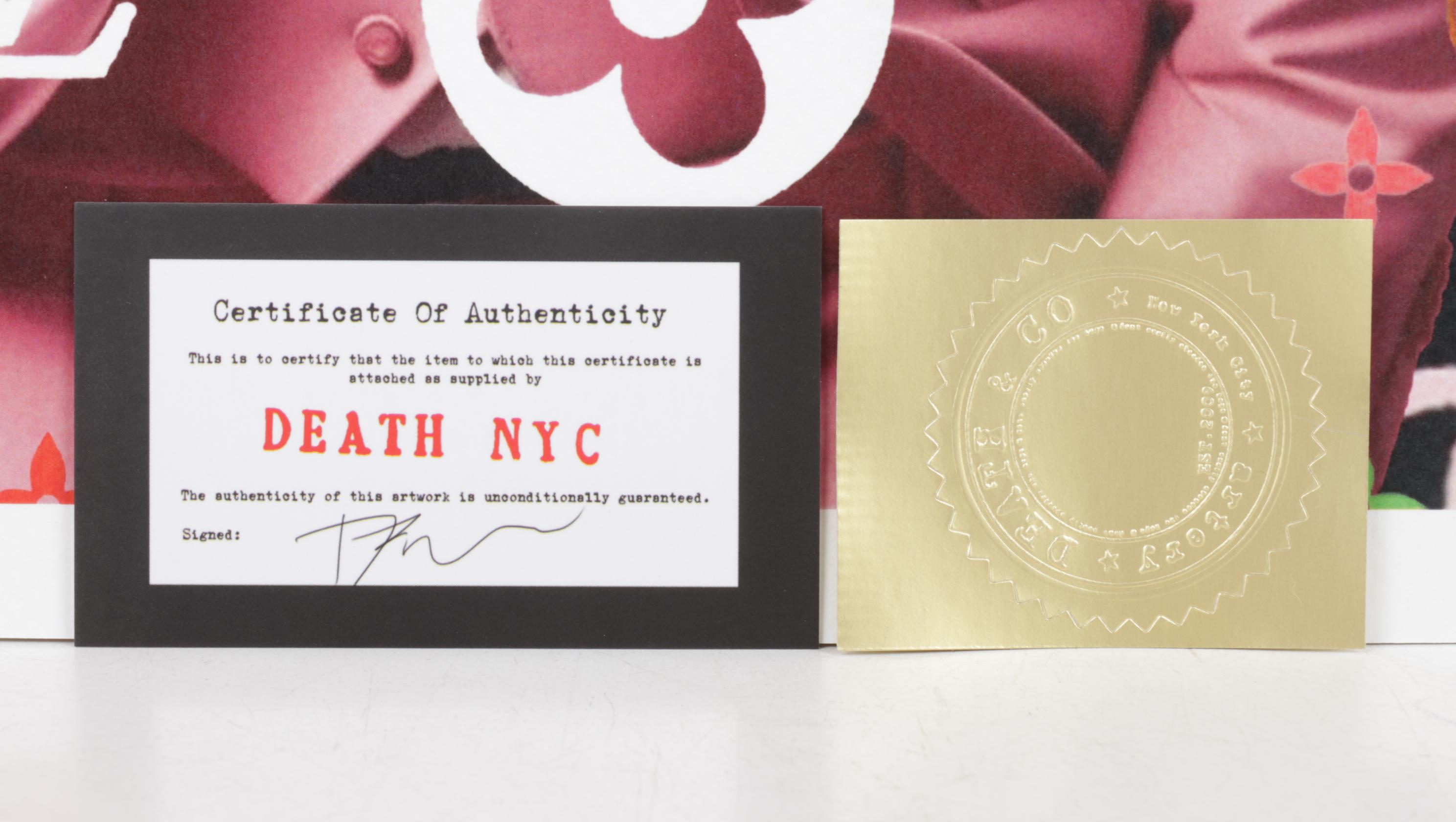 Death NYC Pop Art Graphic Print Homage to Louis Vuitton x Chanel & Rhino, 2025