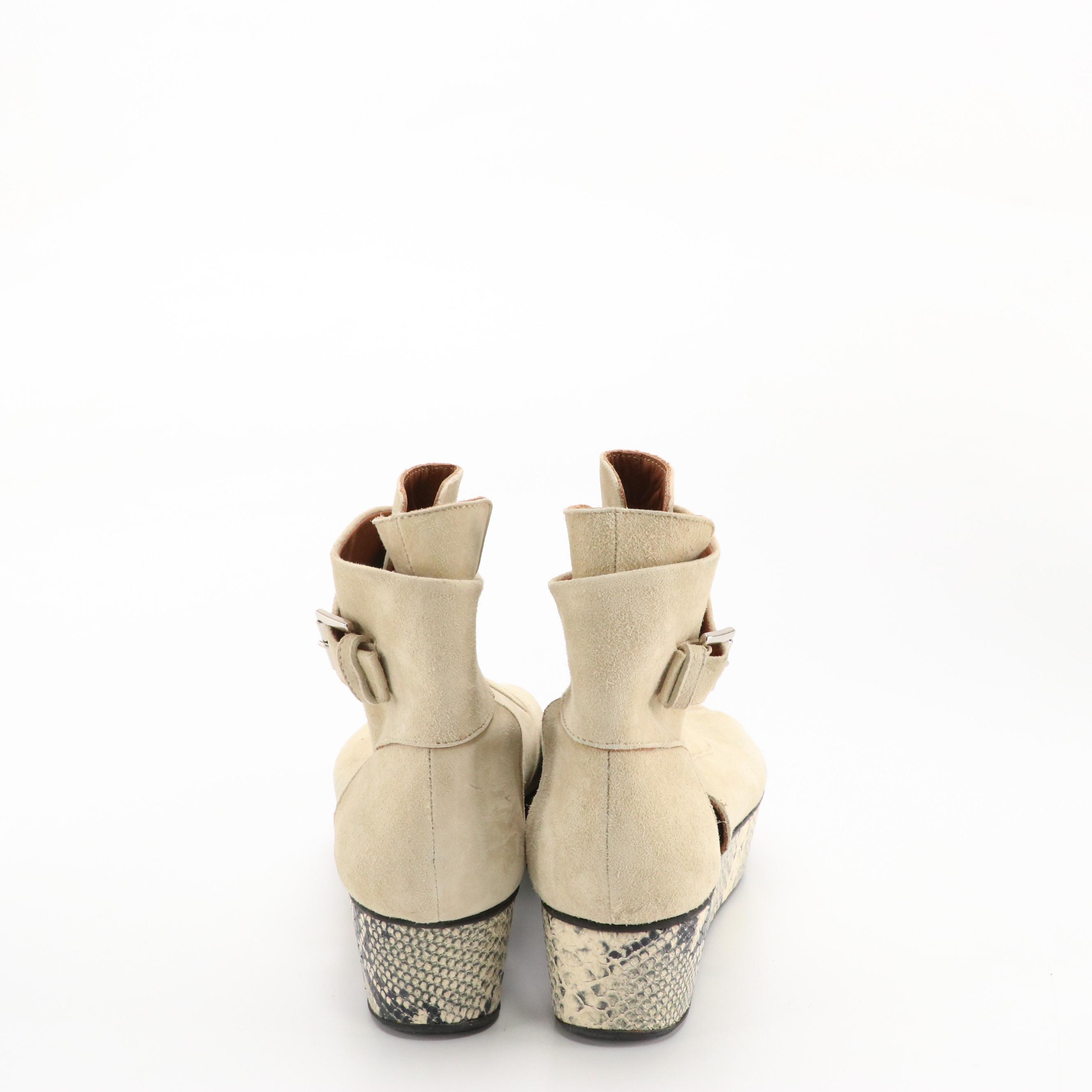 Rachel Zoe Lace-Up Tassel Pumps, Thakoon Addition Suede/Snakeskin Platform Shoes